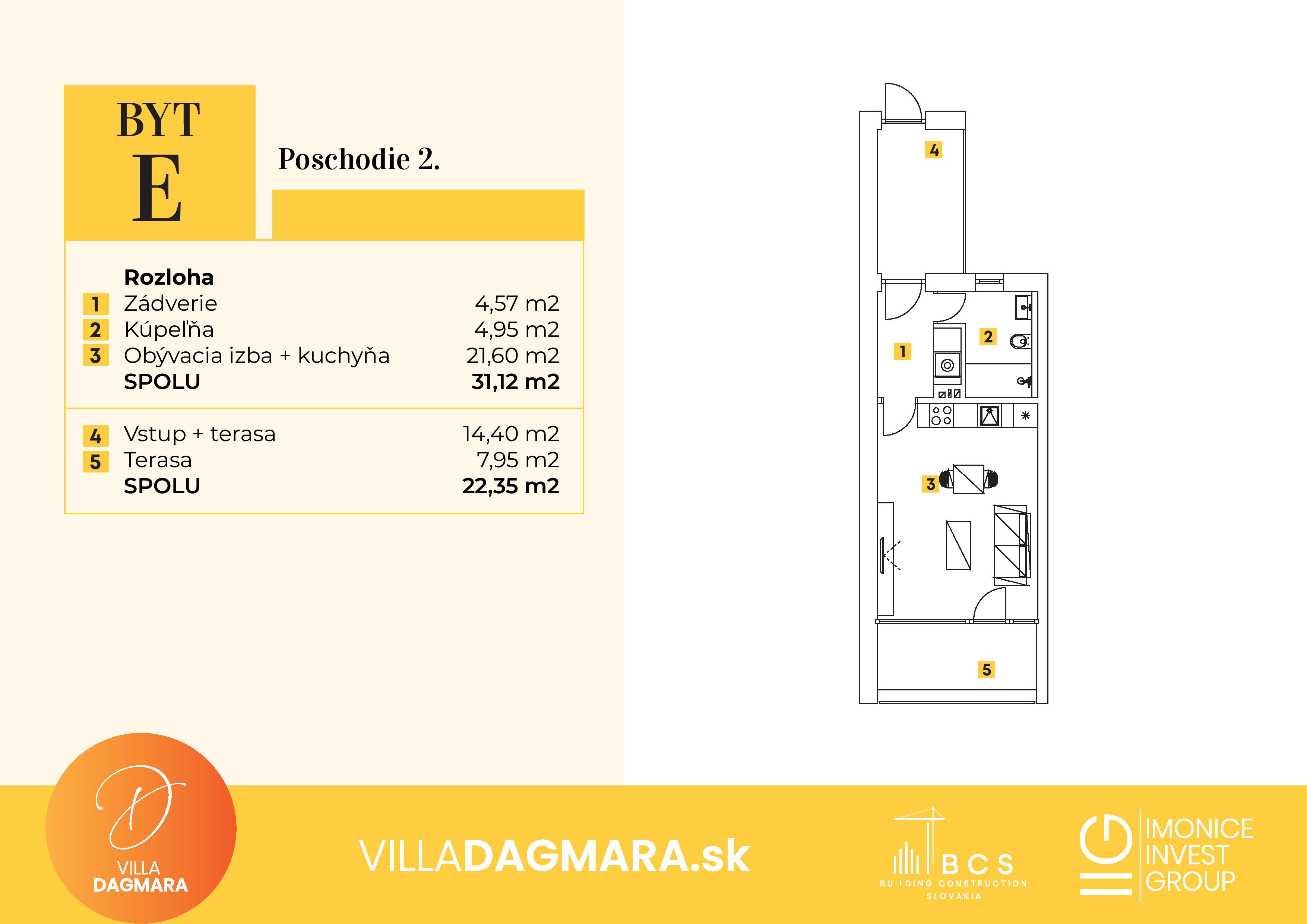 Villa Dagmara - 02-E - Pôdorys