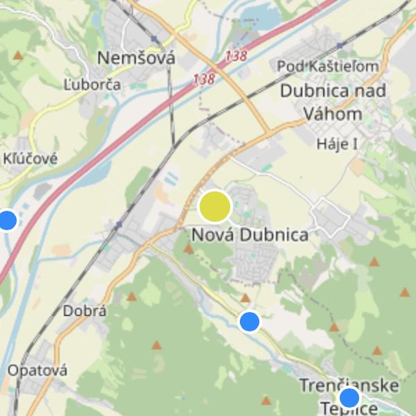 Hliny 1 - map