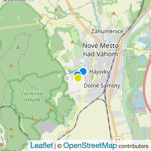 Nadštandardné byty Orechová - map