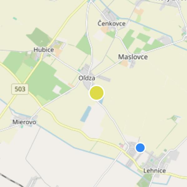 Malý Chotár - map