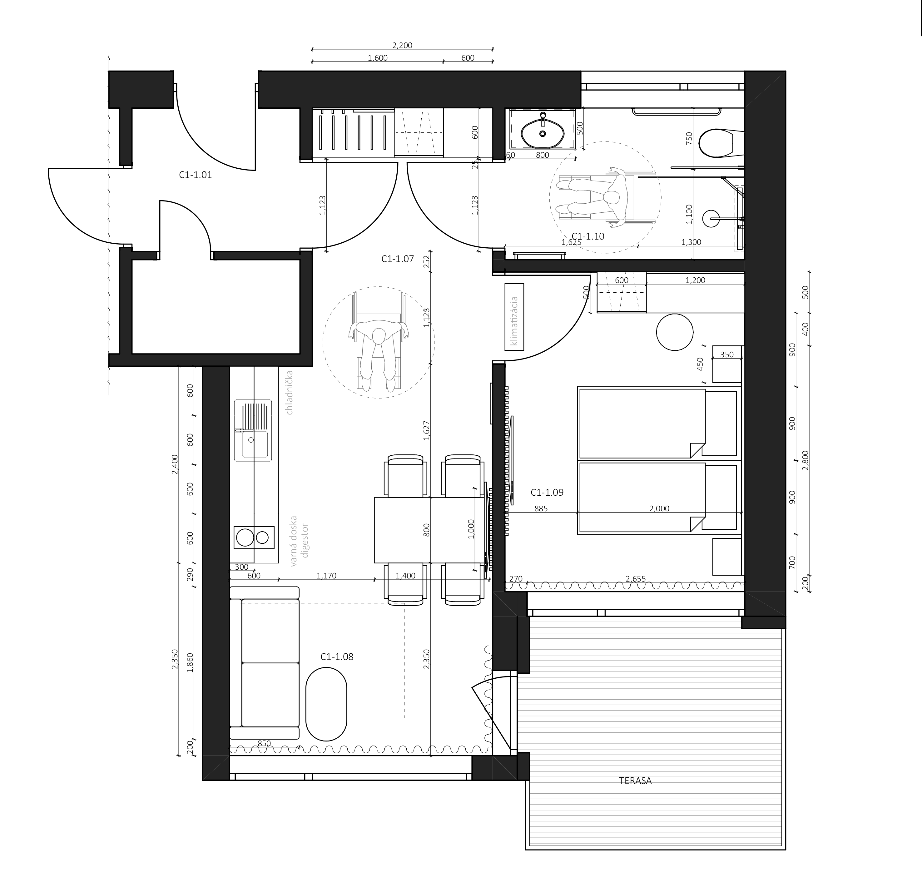 Tilia Resort - C104 - Pôdorys