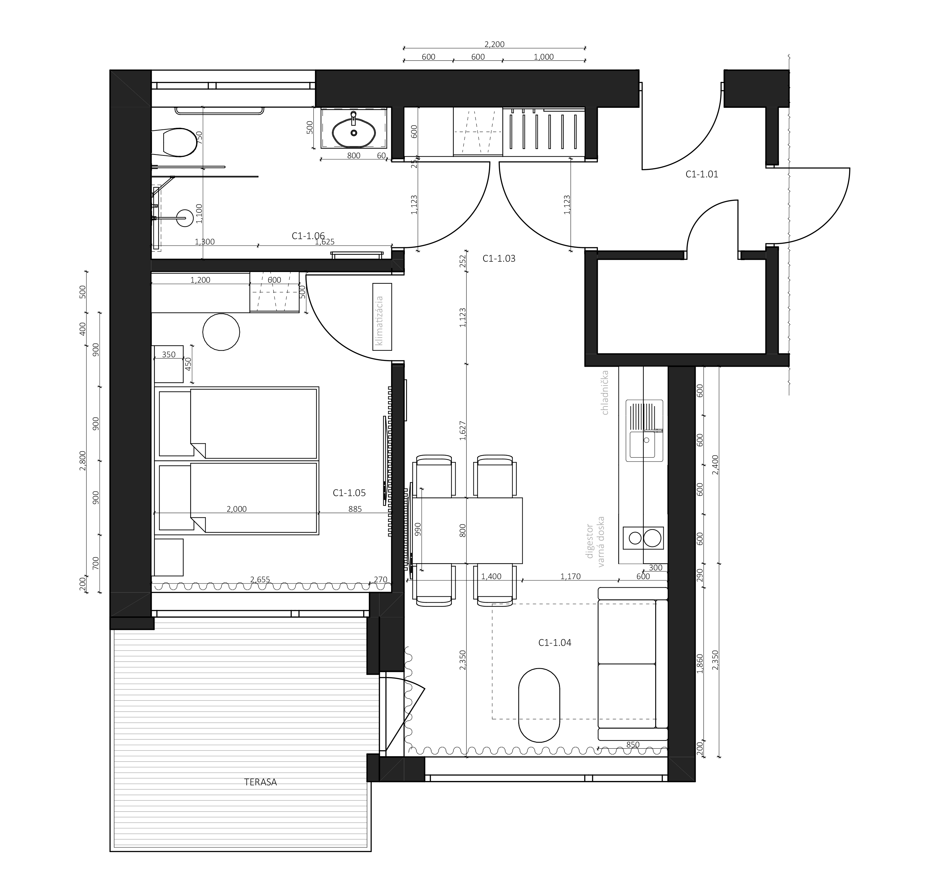 Tilia Resort - C105 - Pôdorys