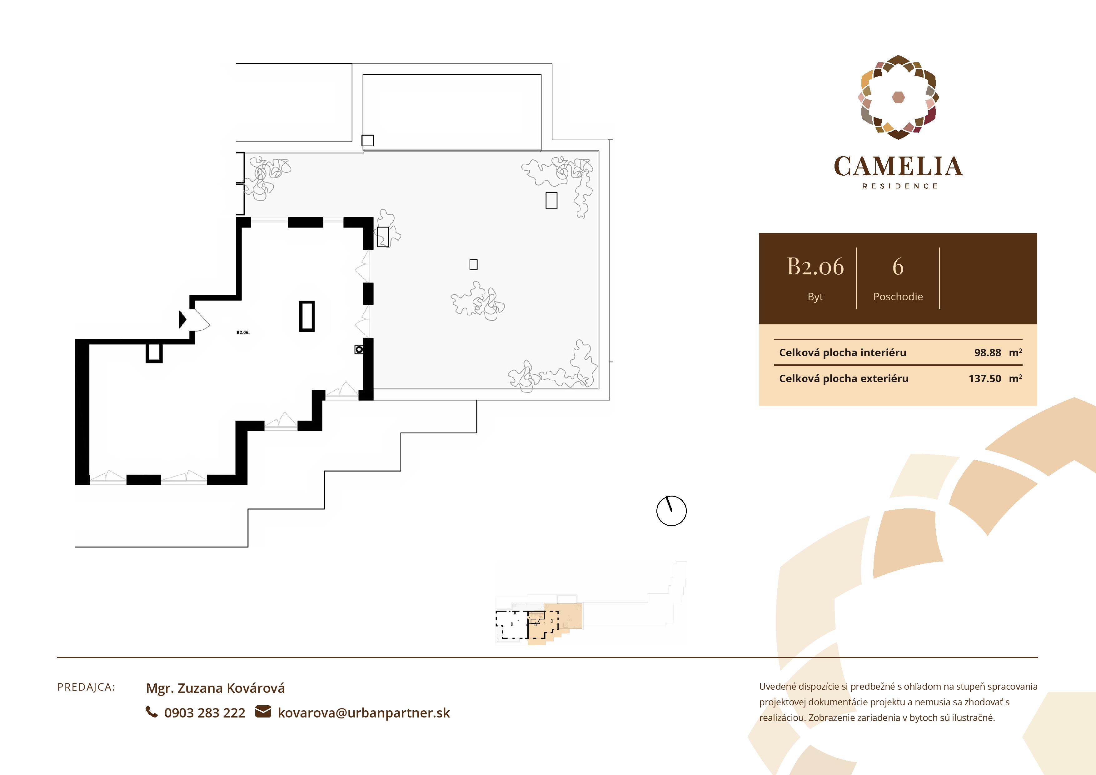 Camelia Residence - B2.06 - Pôdorys