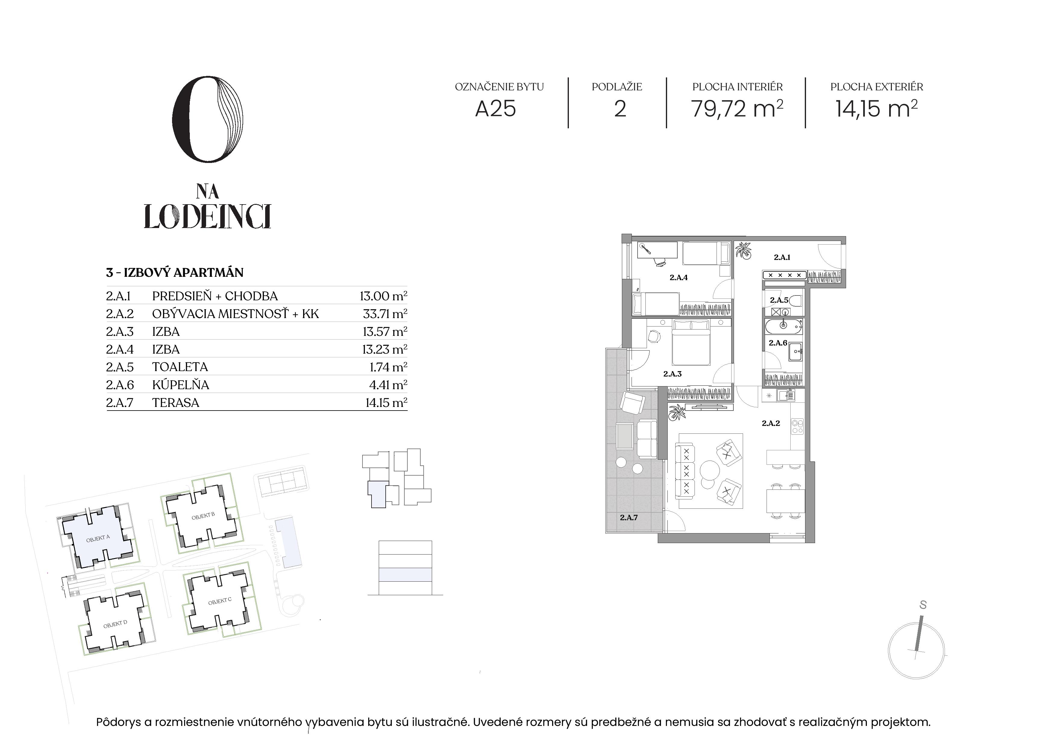 Na Lodenici - A25 - Pôdorys