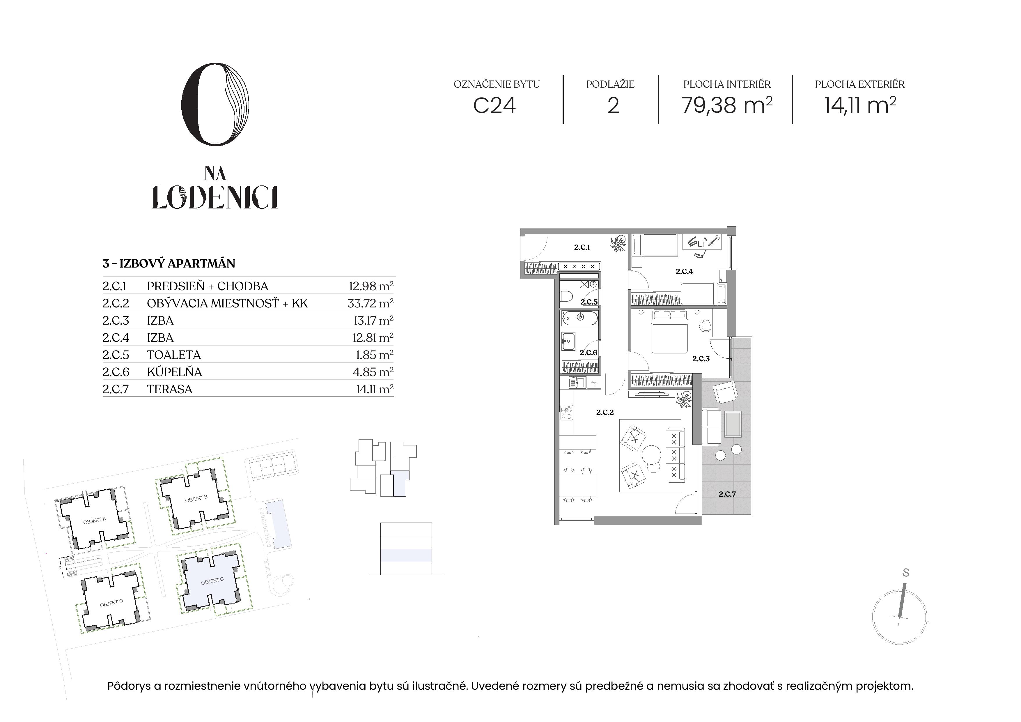 Na Lodenici - C24 - Pôdorys