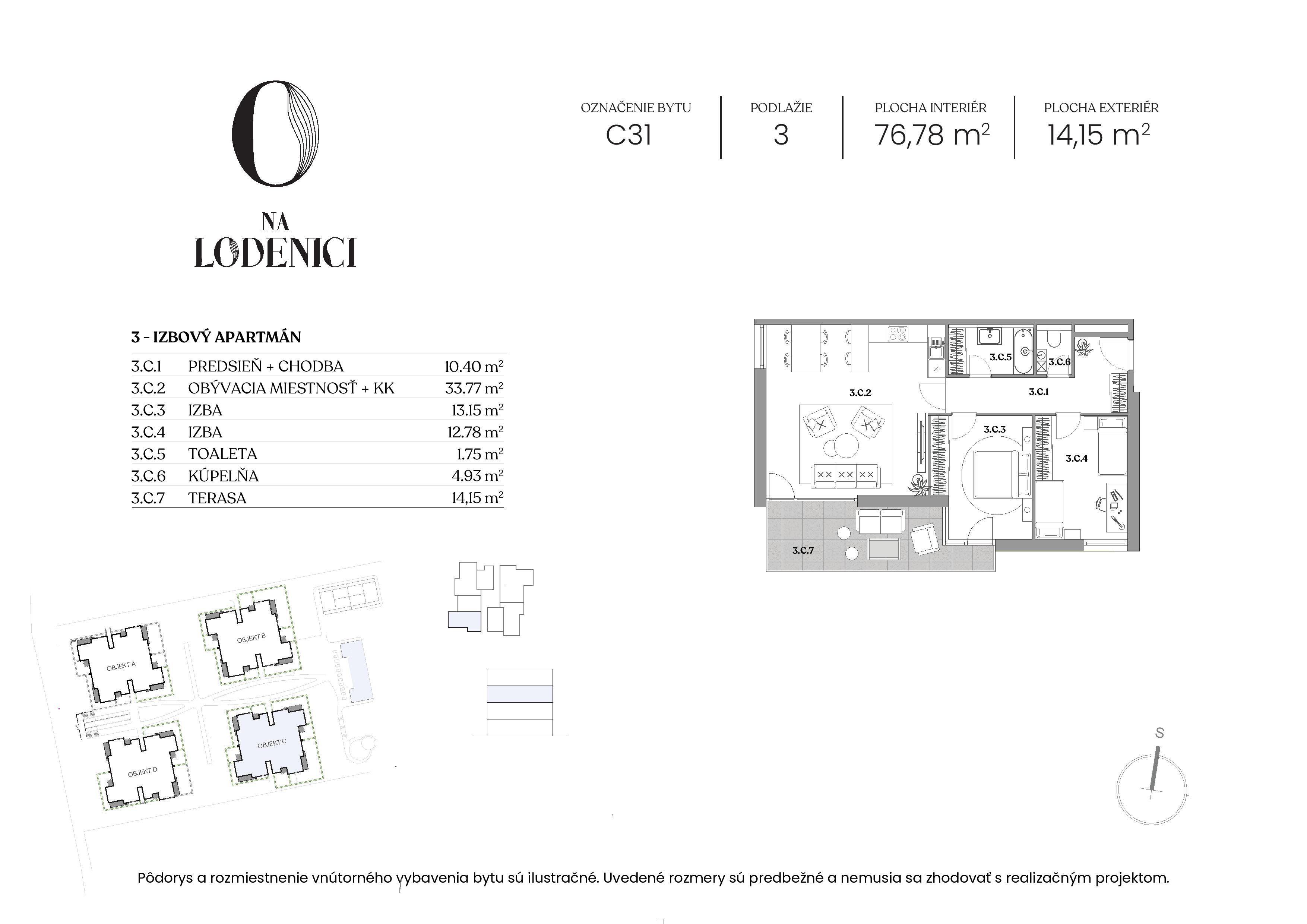 Na Lodenici - C31 - Pôdorys