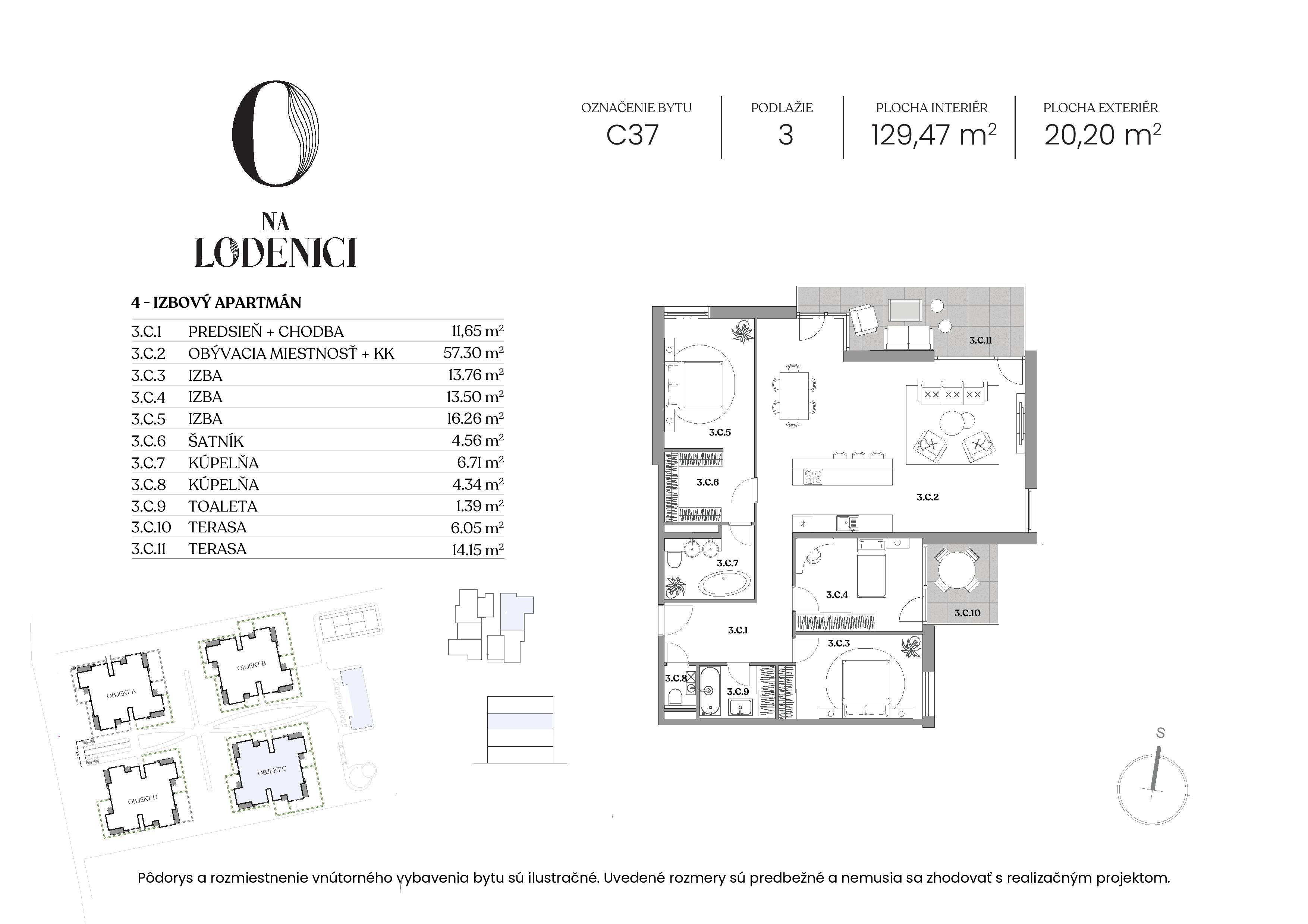 Na Lodenici - C37 - Pôdorys