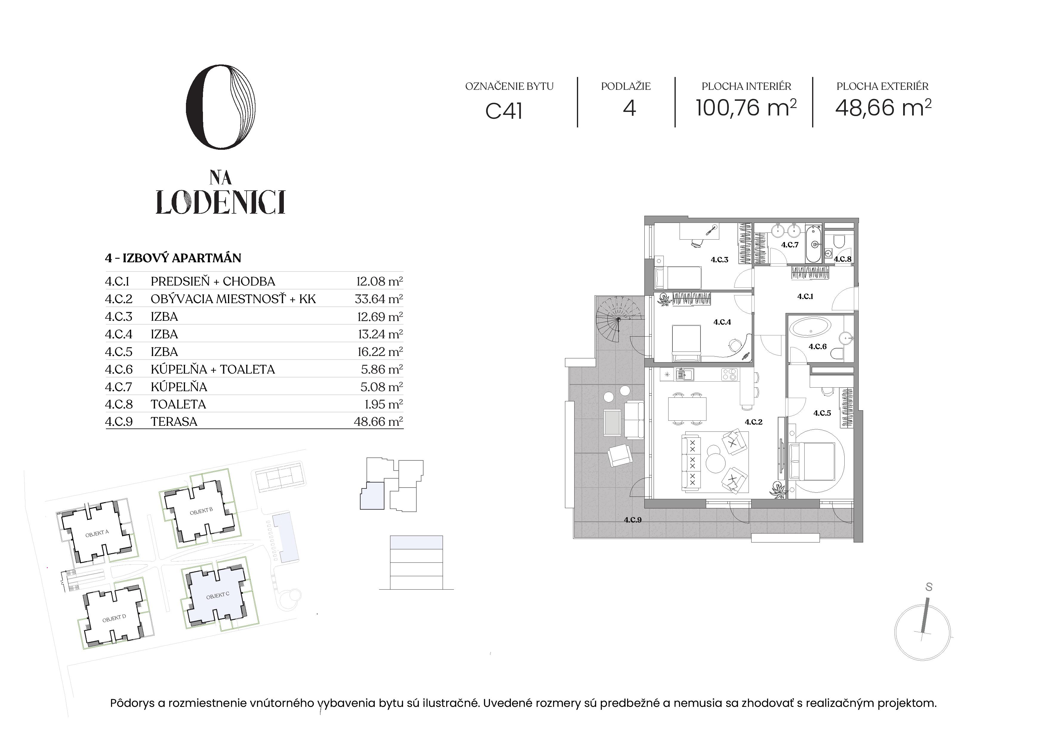Na Lodenici - C41 - Pôdorys