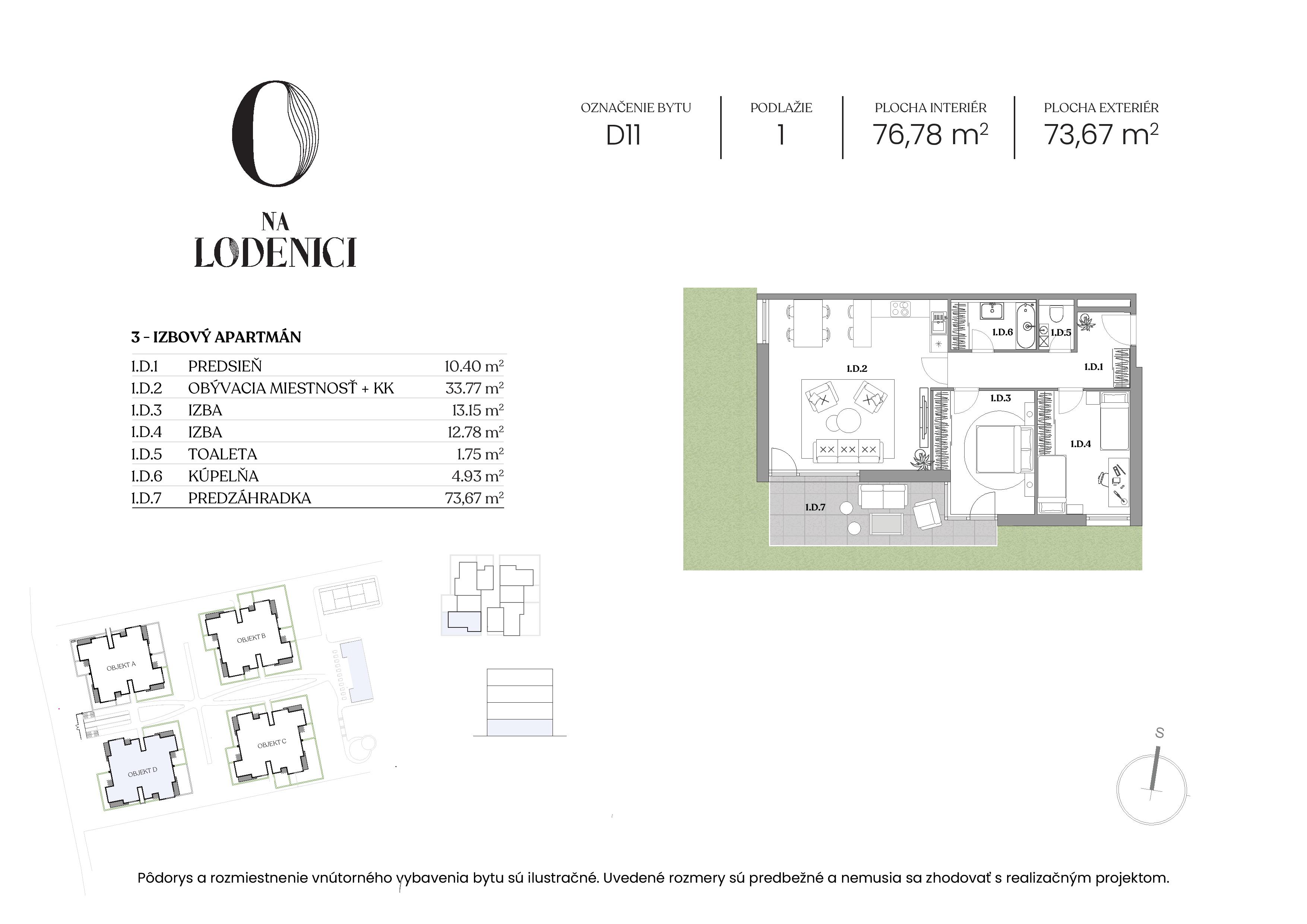 Na Lodenici - D11 - Pôdorys