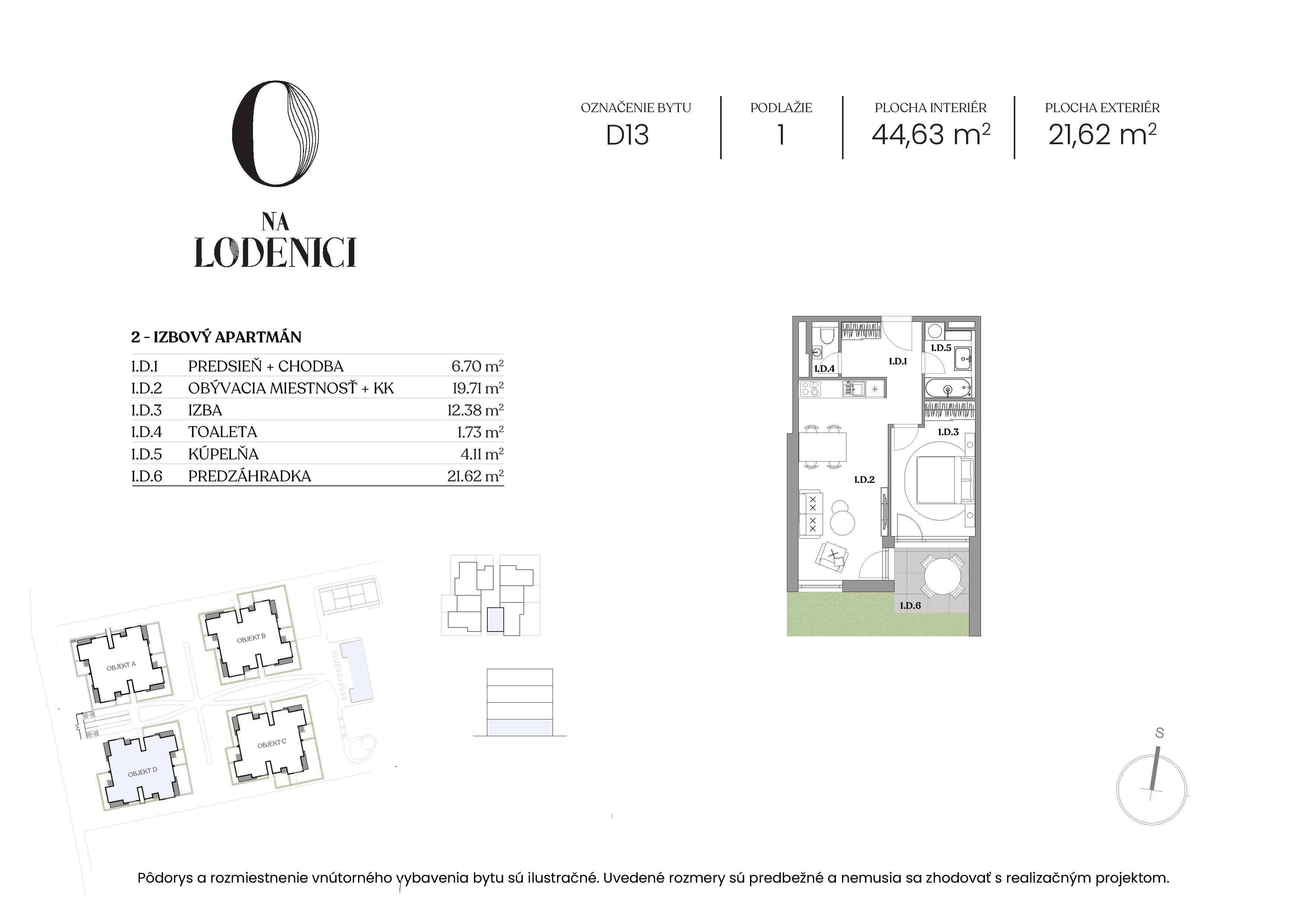 Na Lodenici - D13 - Pôdorys