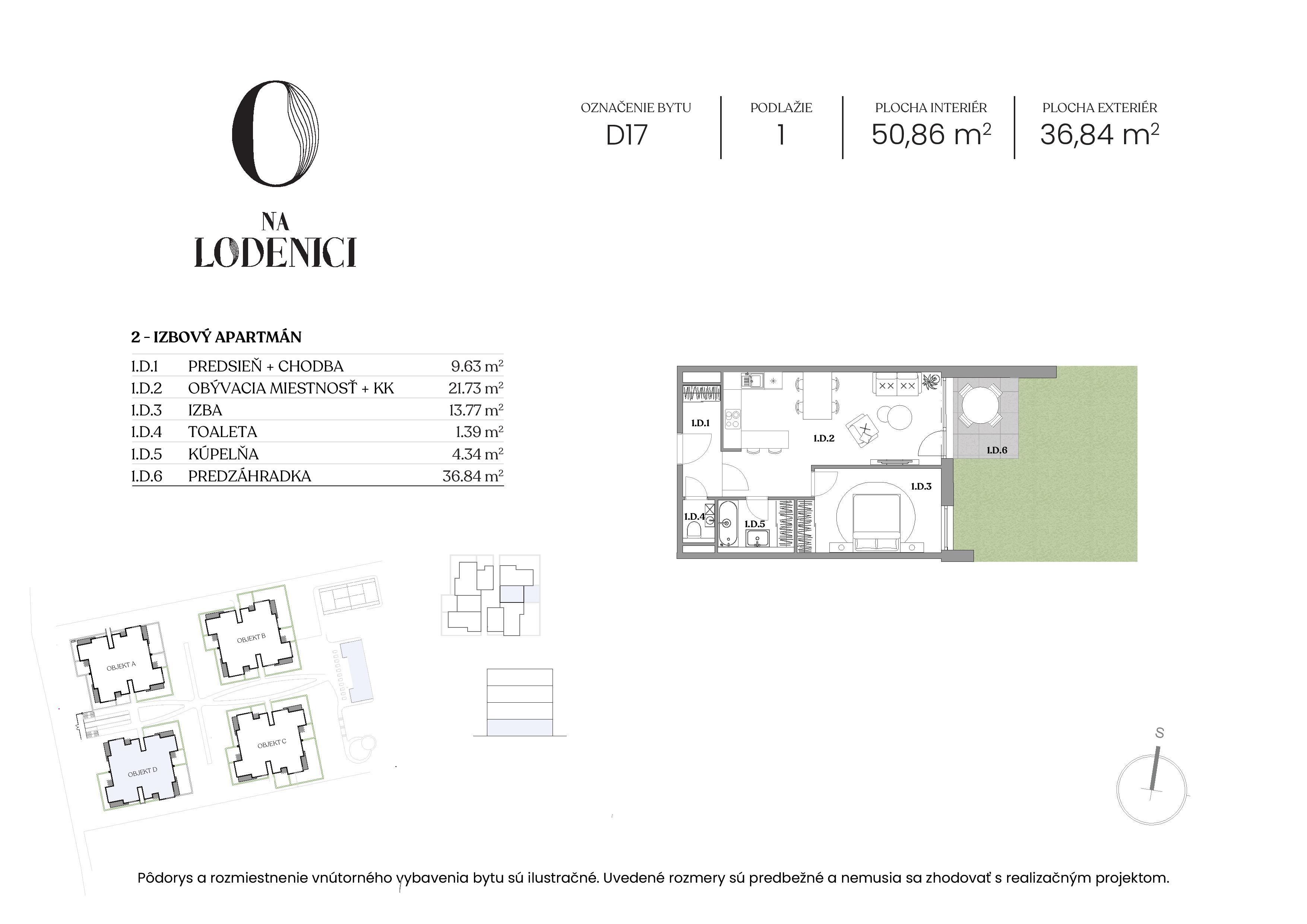 Na Lodenici - D17 - Pôdorys