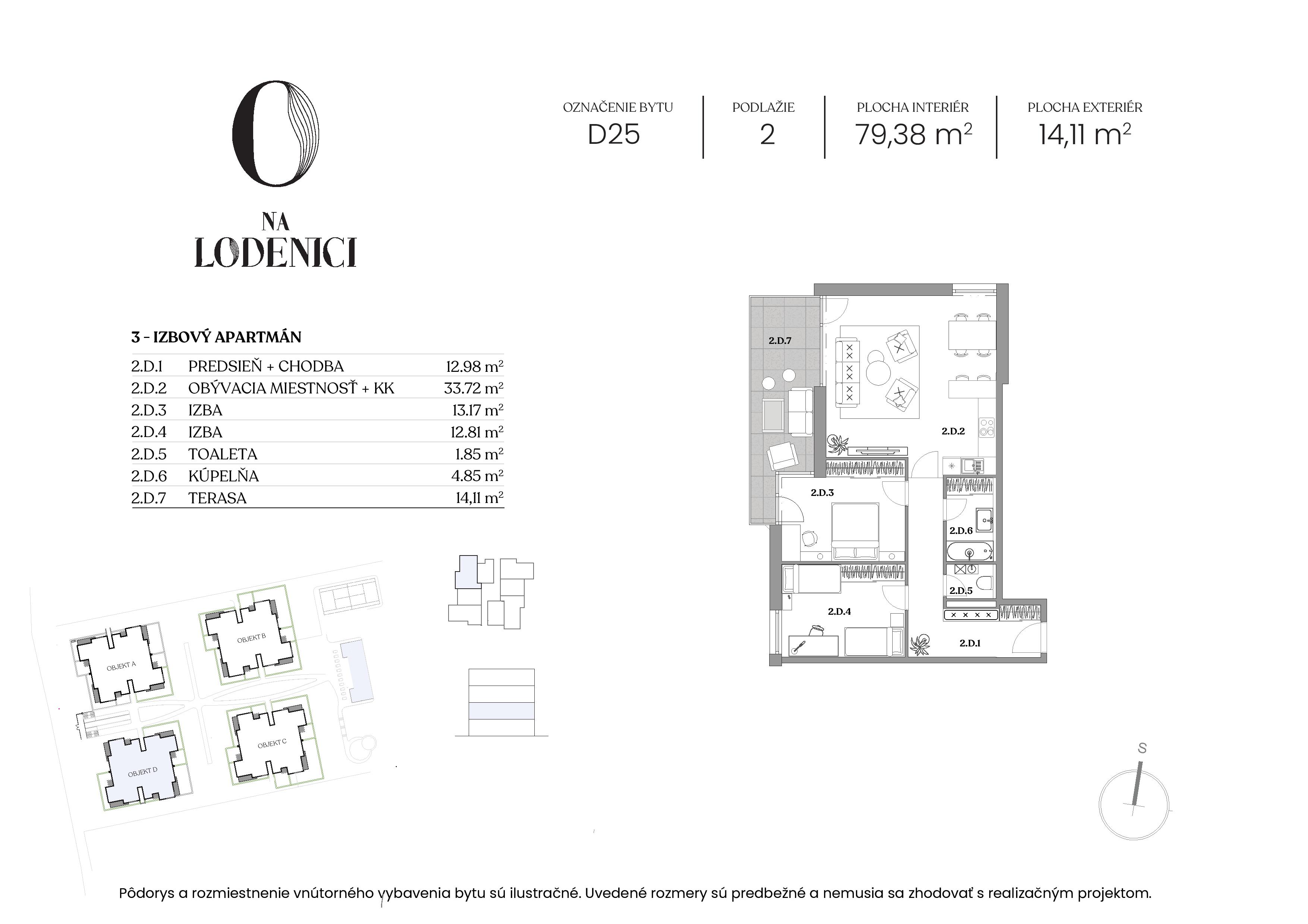 Na Lodenici - D25 - Pôdorys
