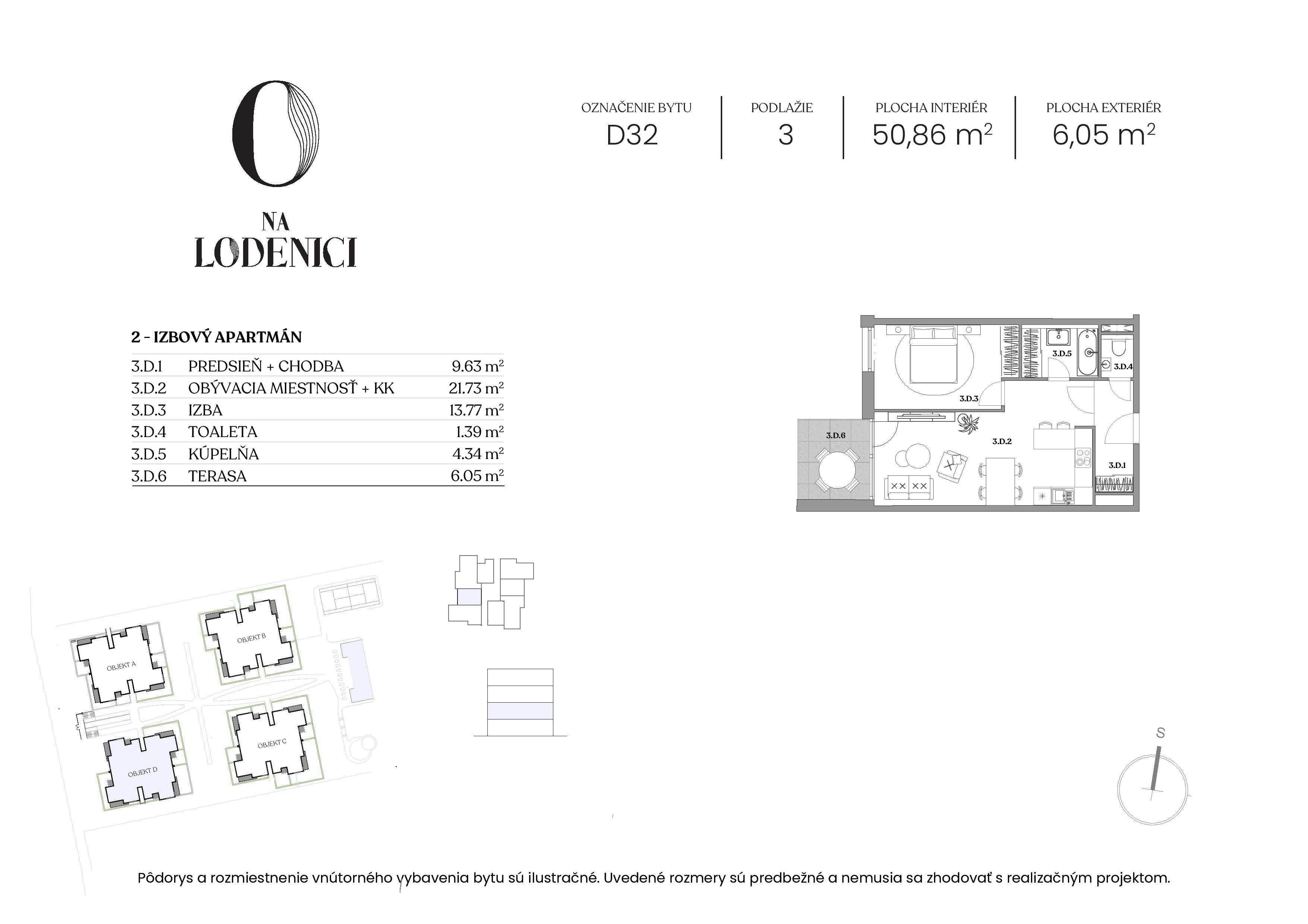 Na Lodenici - D32 - Pôdorys