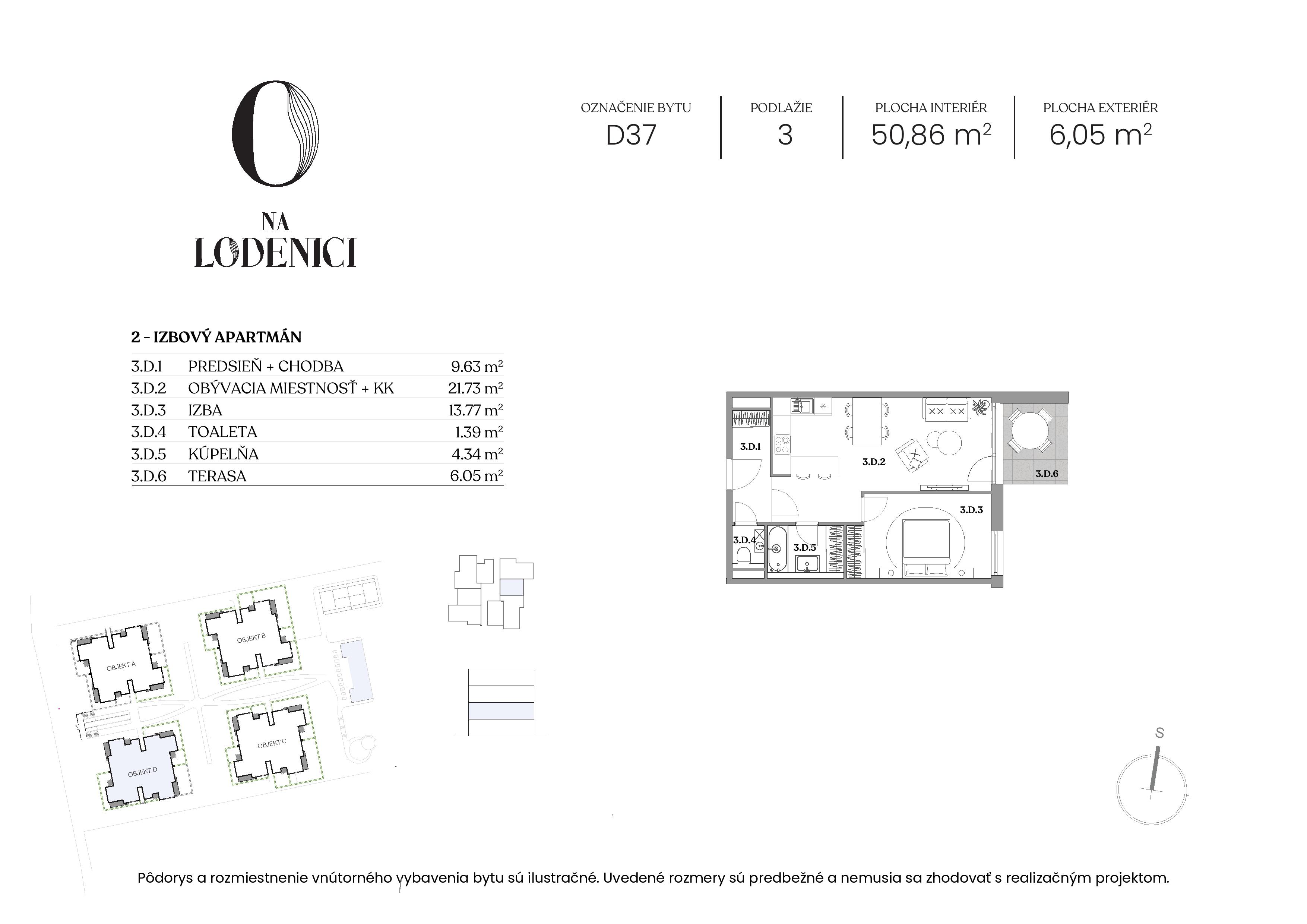 Na Lodenici - D37 - Pôdorys