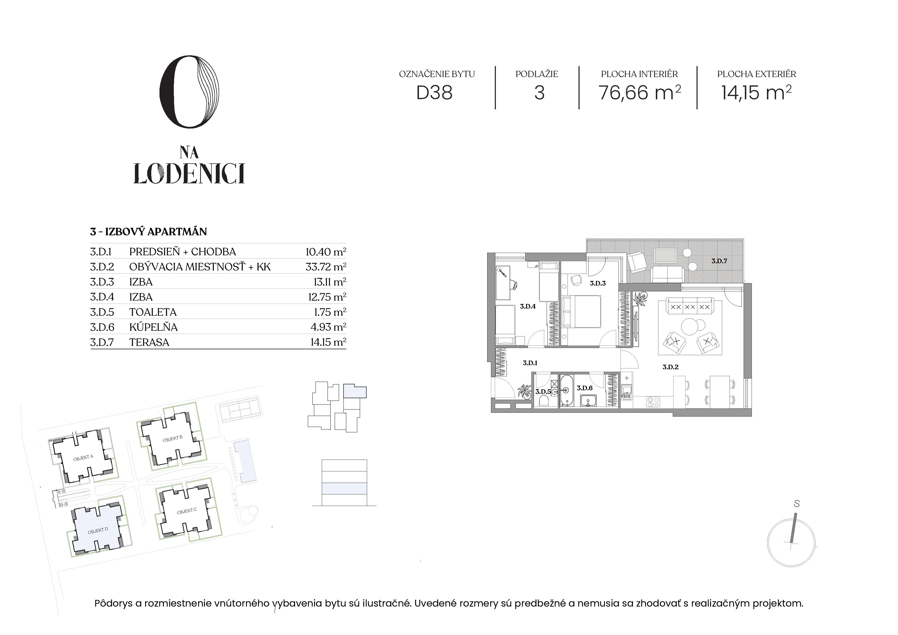 Na Lodenici - D38 - Pôdorys