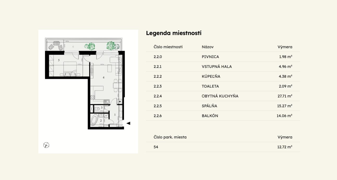 Selanky - B-2.2 - Pôdorys