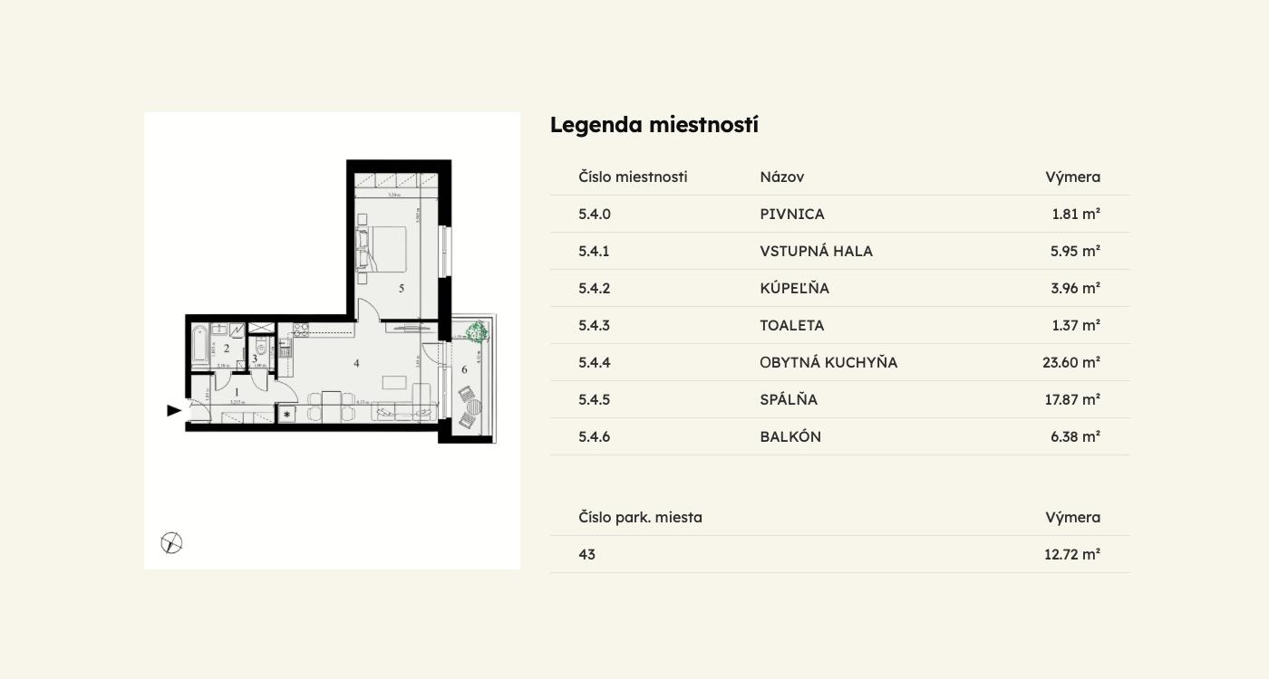 Selanky - B-5.4 - Pôdorys
