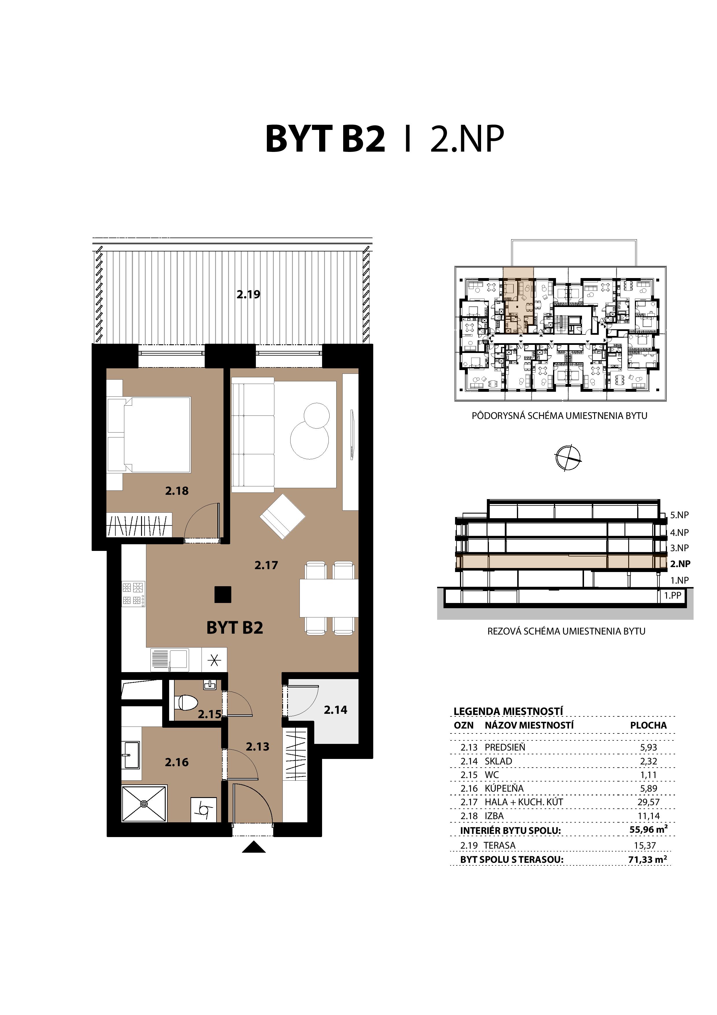ALFA City Residence - B2 - Pôdorys