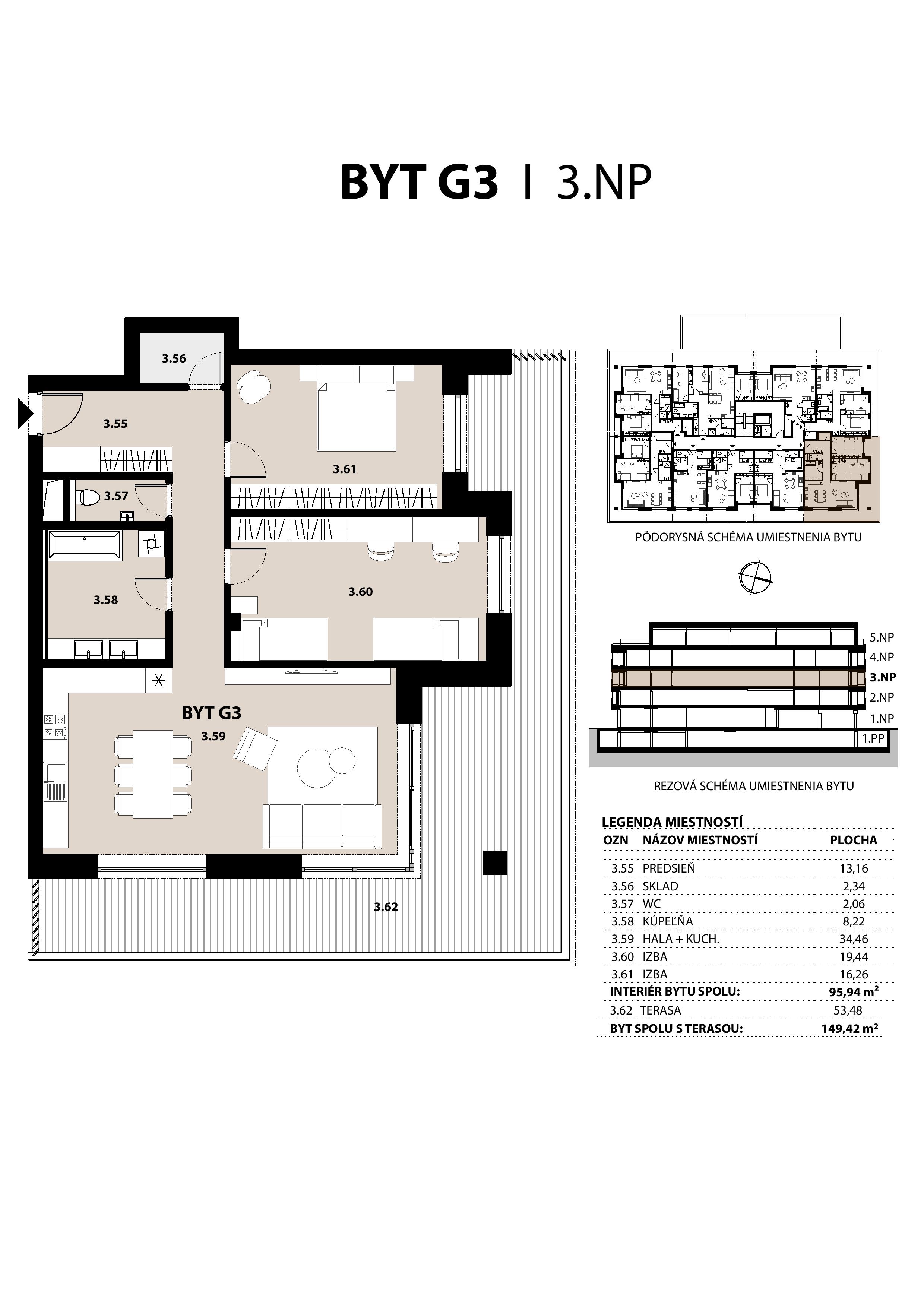 ALFA City Residence - G3 - Pôdorys
