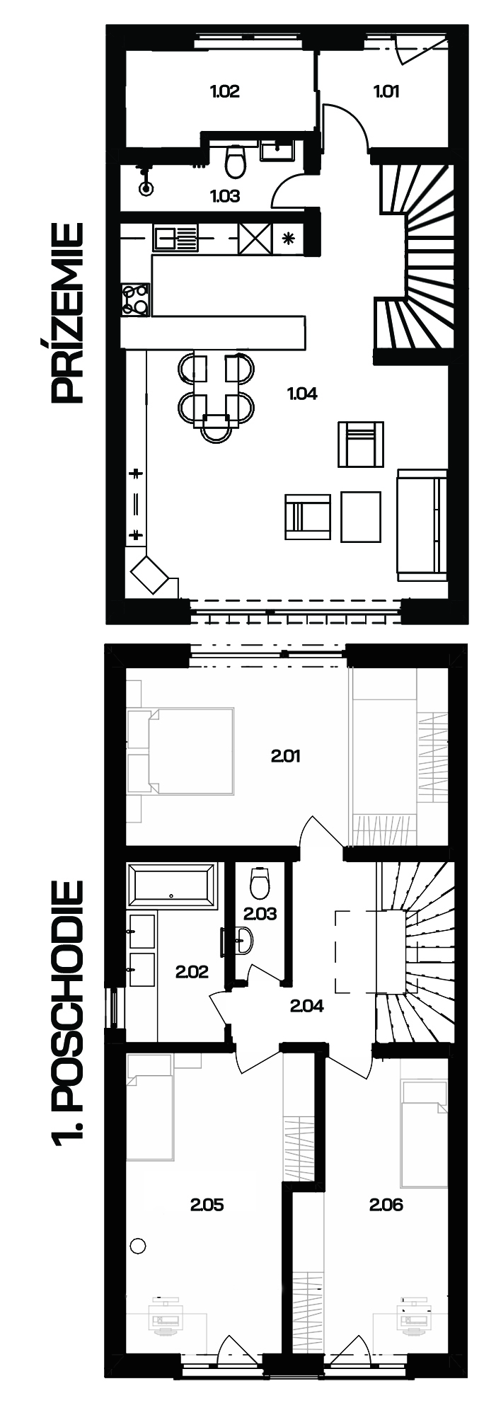 Brokoffova residence - A07 - Pôdorys