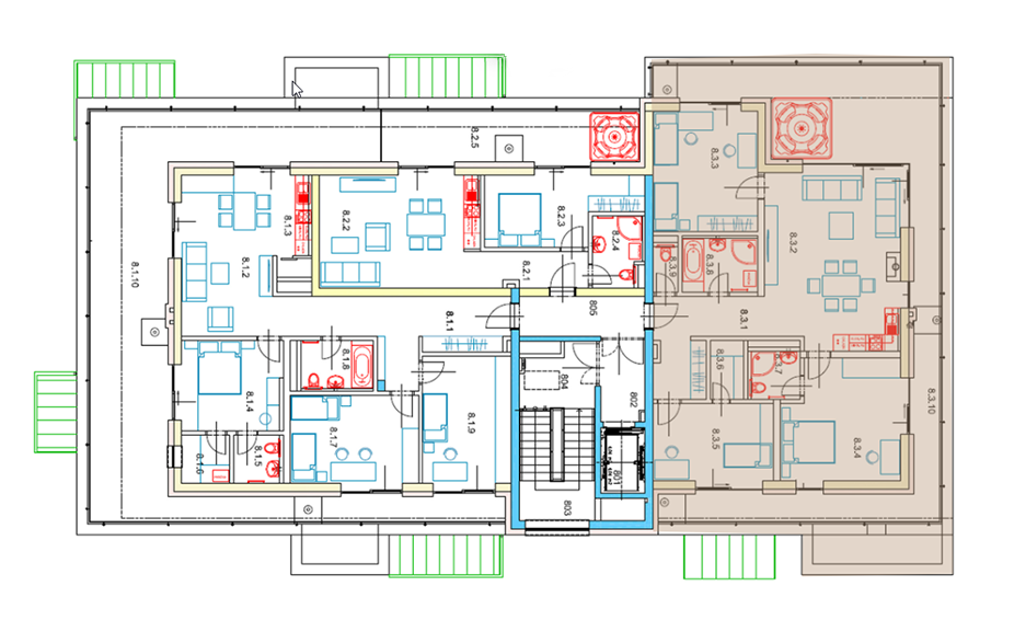 Egidius Residence - 8.3 - Pôdorys