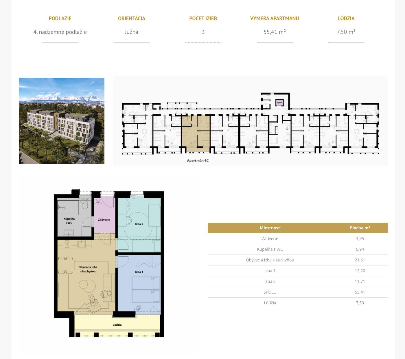 Gréb Park - 4C - Pôdorys