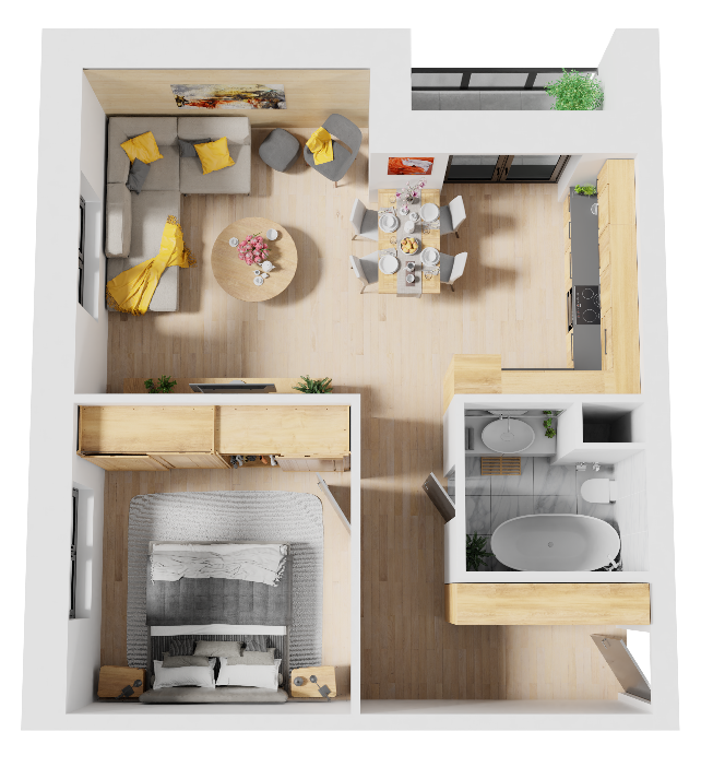 Jablonka - F 2 - Pôdorys