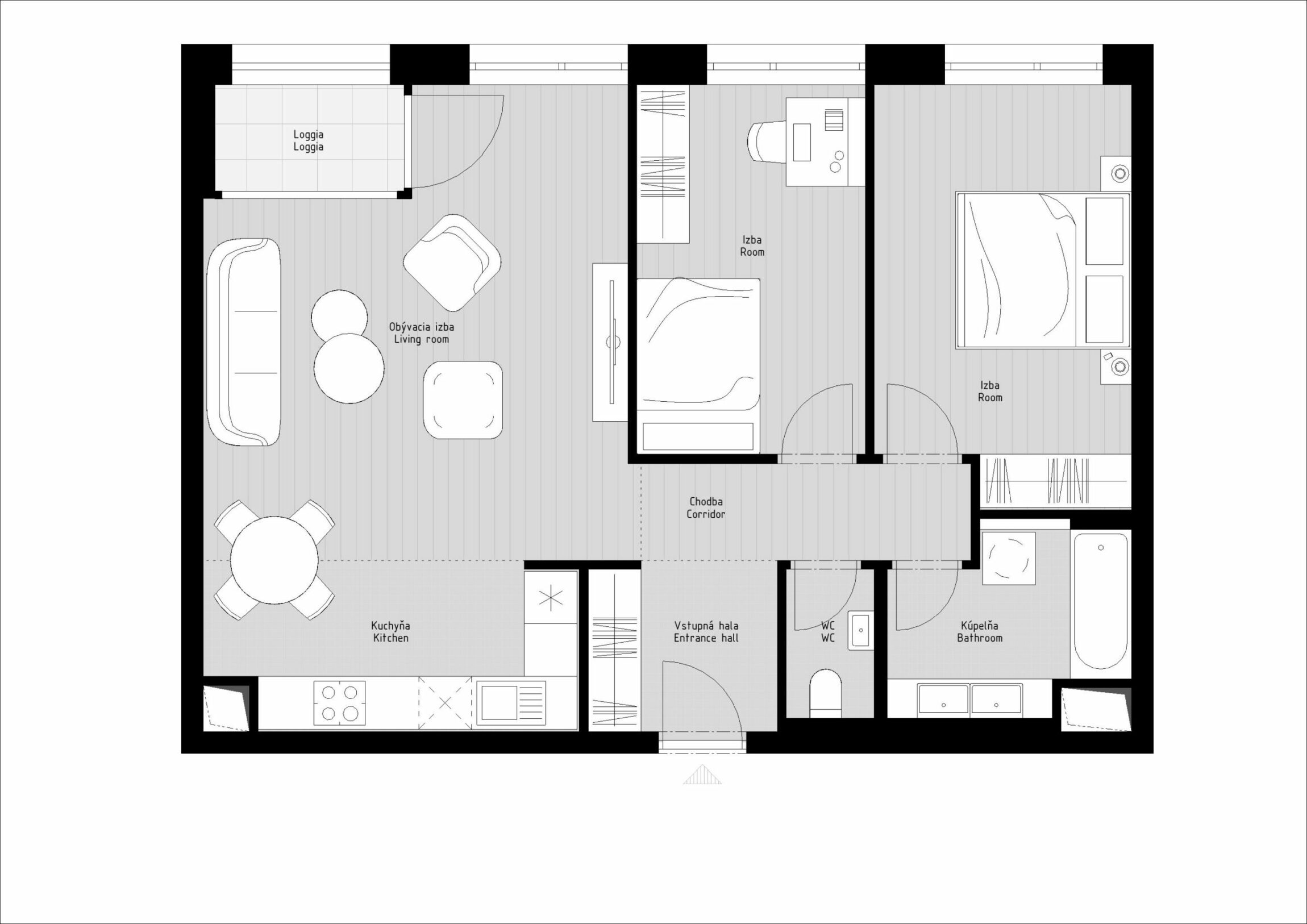 Karpatská Residence - 1.12 - Pôdorys