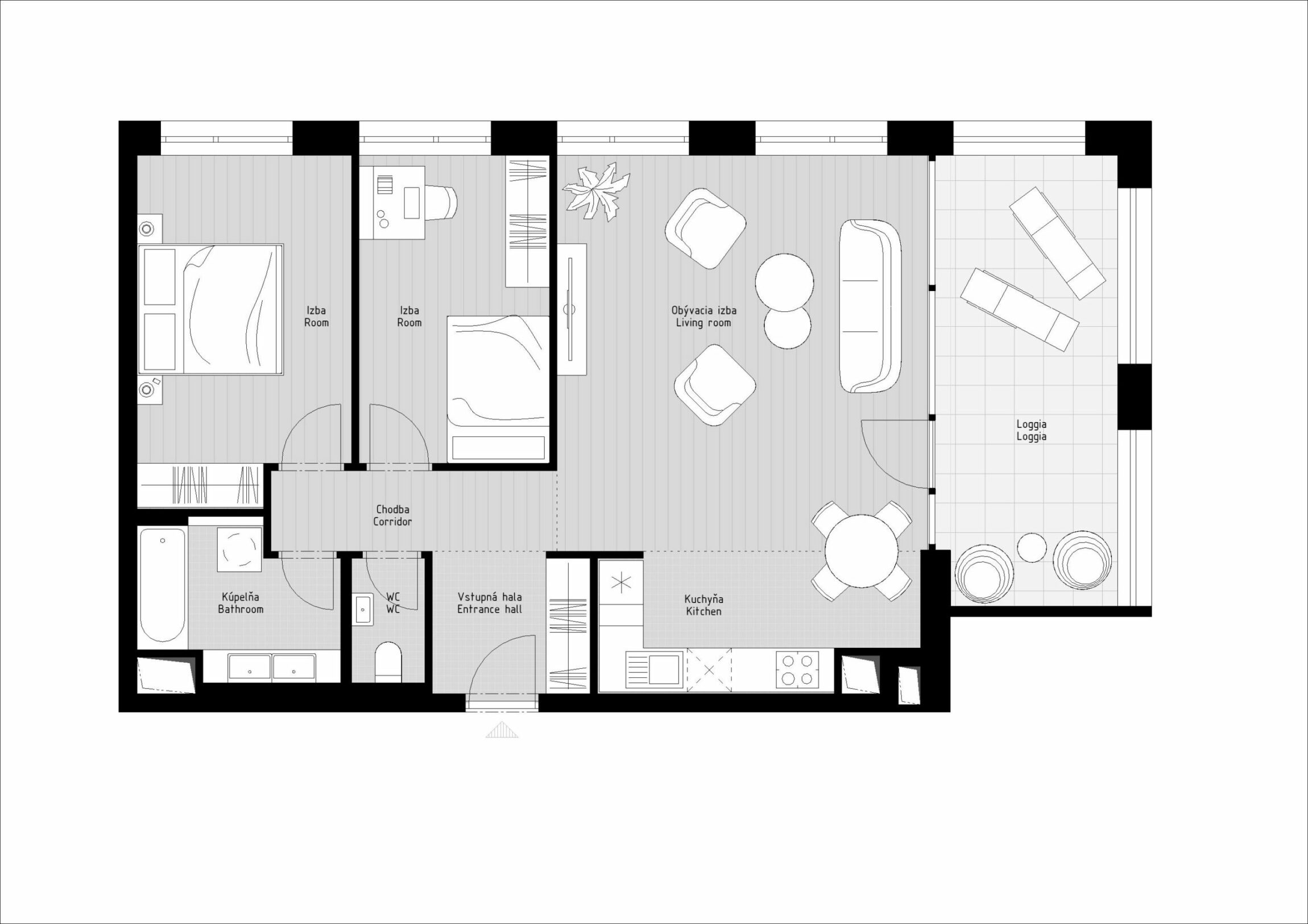 Karpatská Residence - 1.13 - Pôdorys