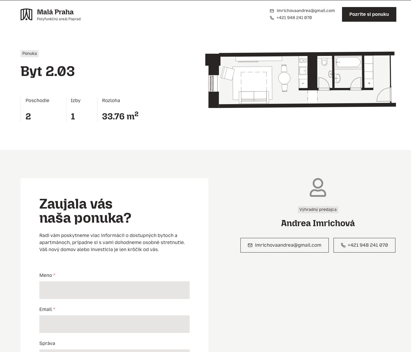 Malá Praha - 2.03 - Pôdorys