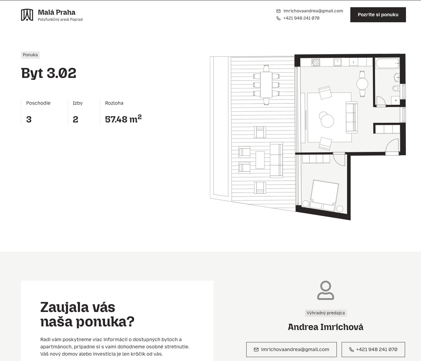Malá Praha - 3.02 - Pôdorys