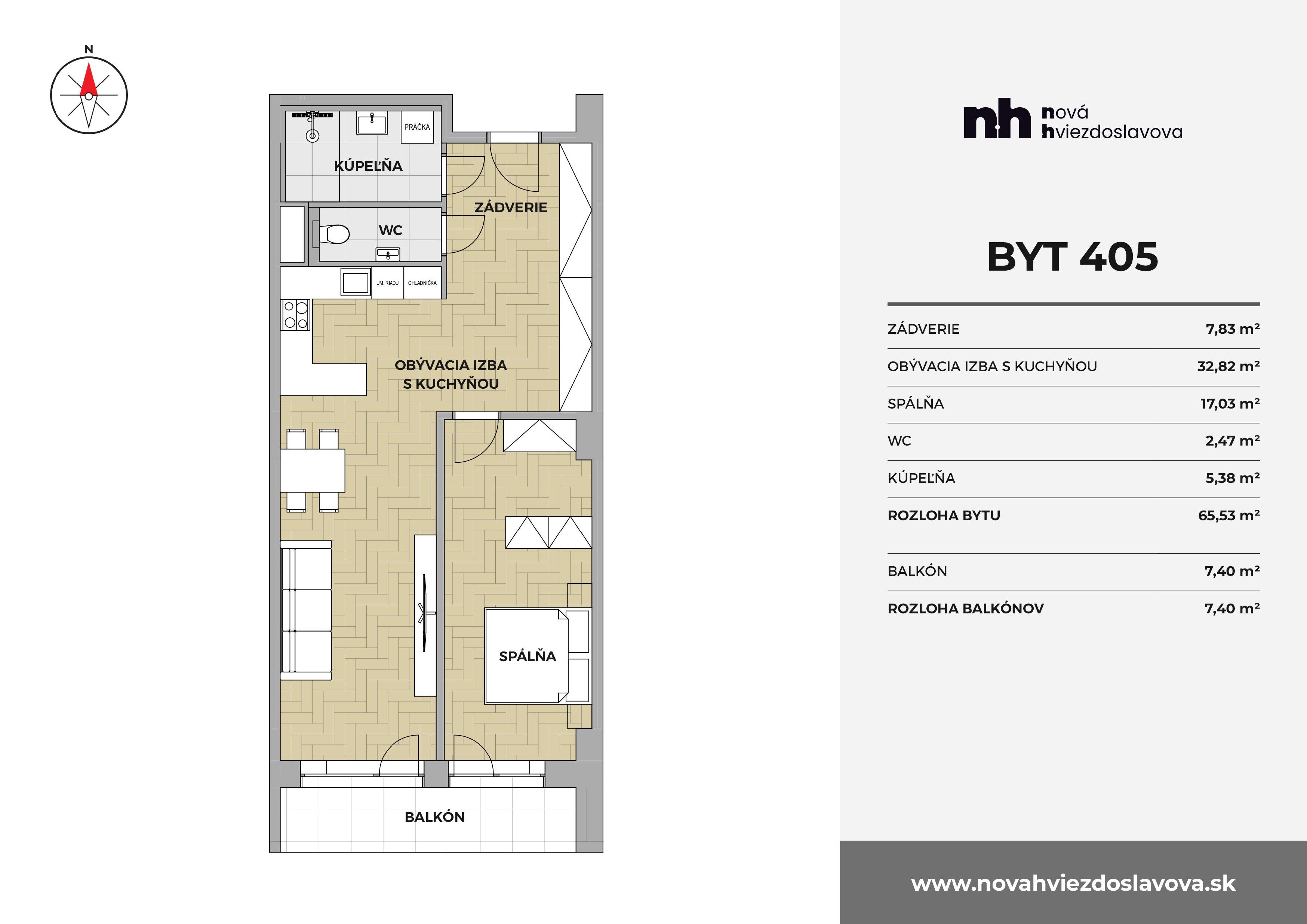 Nová Hviezdoslavova - 405 - Pôdorys