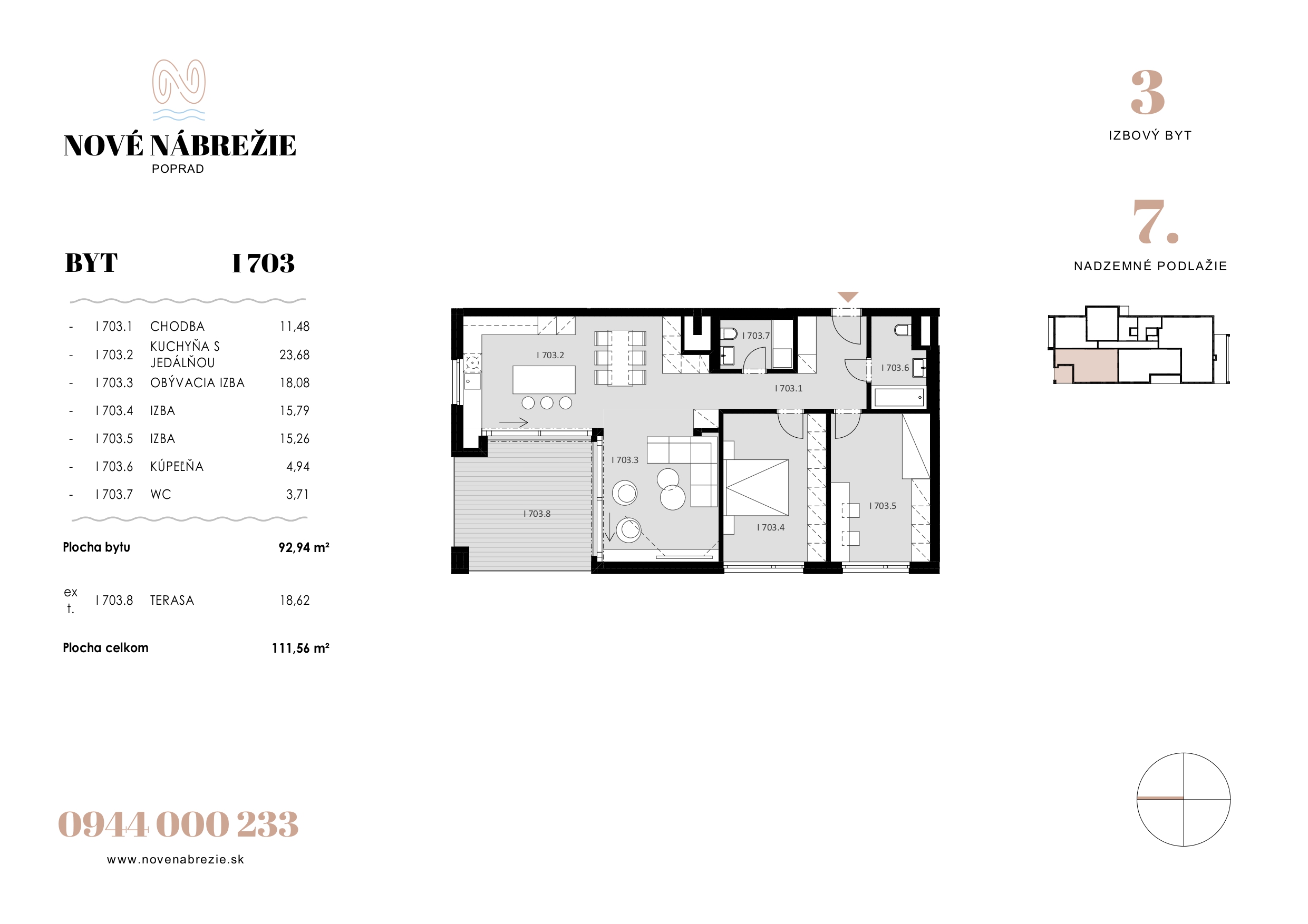 Nové Nábrežie - I703 - Pôdorys