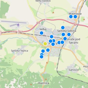 Nové Nábrežie - map