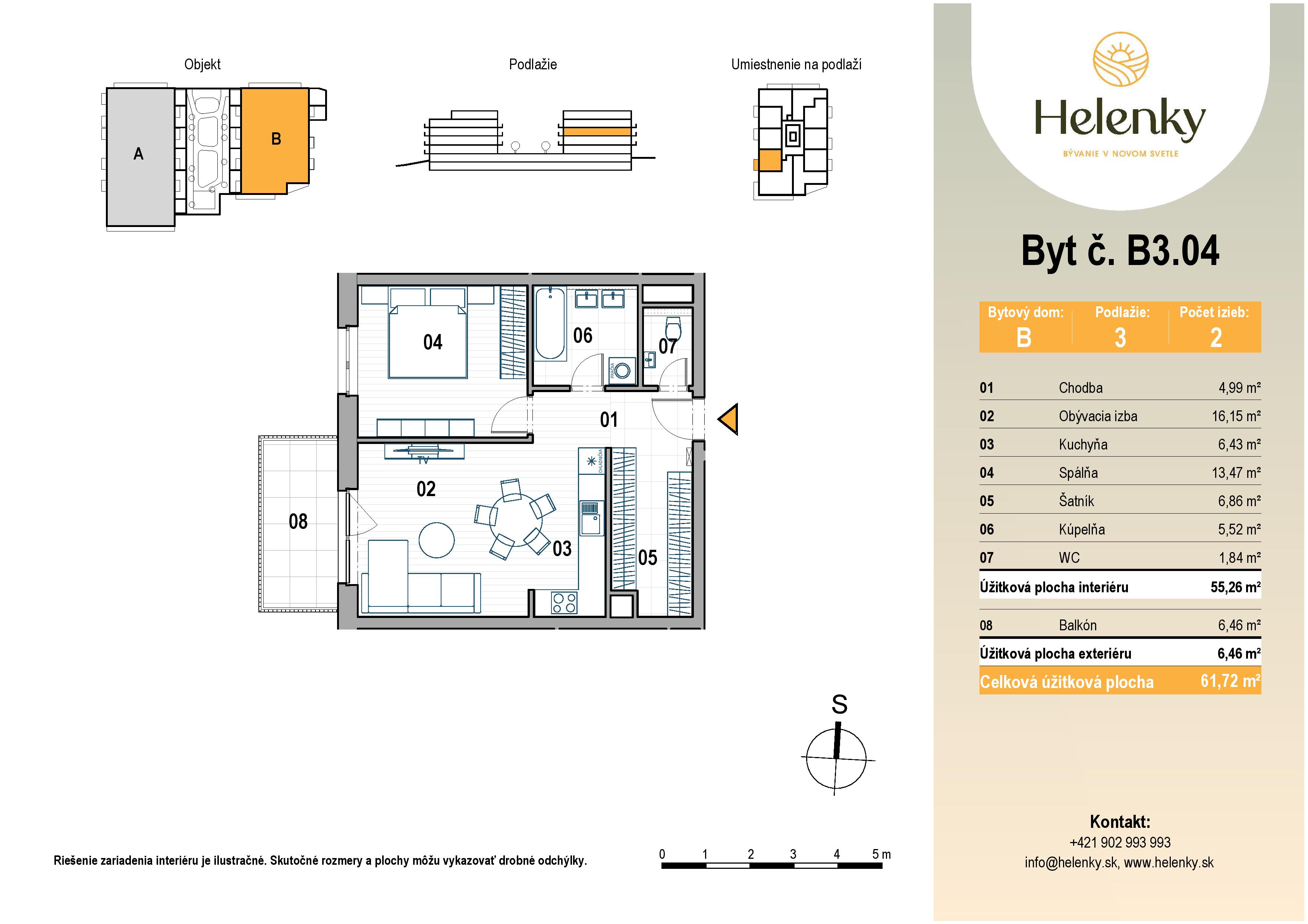 Helenky - B3.04 - Pôdorys