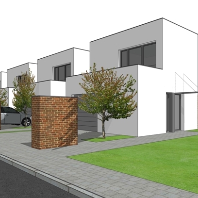 Radové rodinné domy v Rovinke