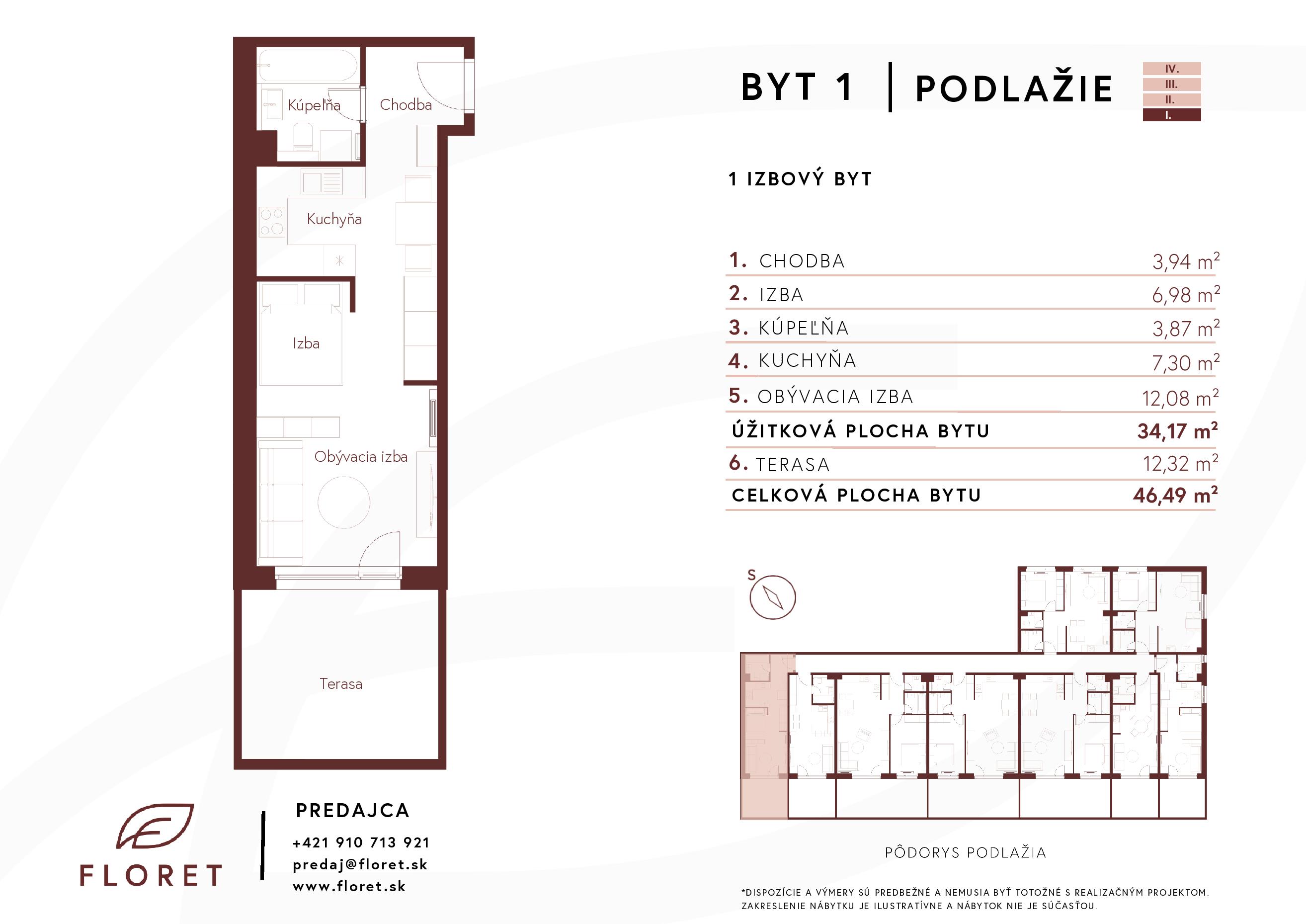 Floret - 101 - Pôdorys