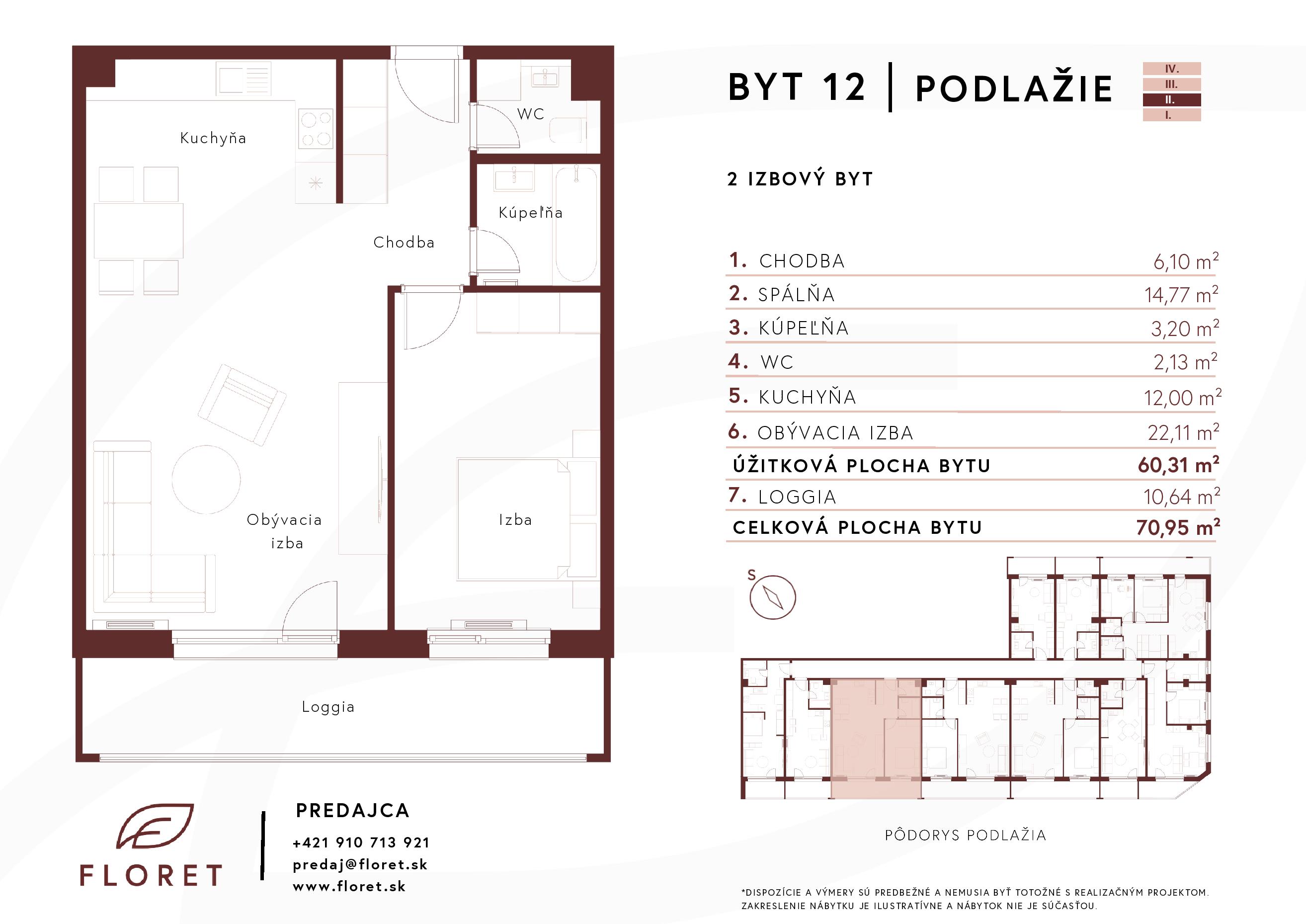 Floret - 203 - Pôdorys