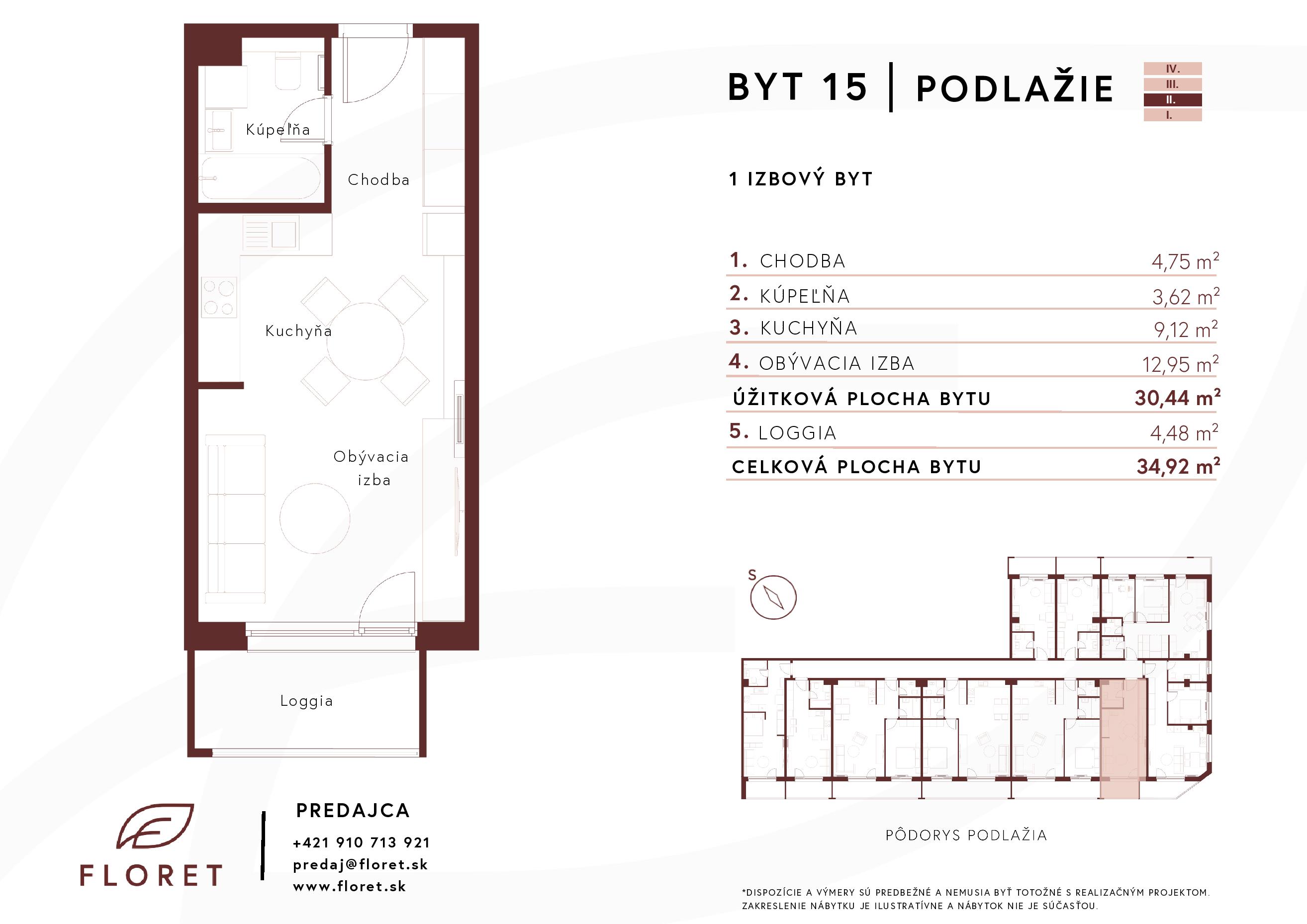 Floret - 206 - Pôdorys