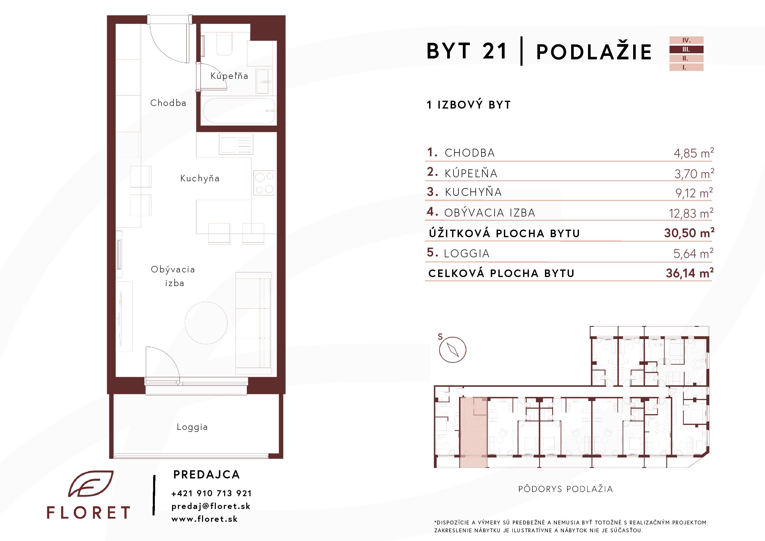 Floret - 302 - Pôdorys