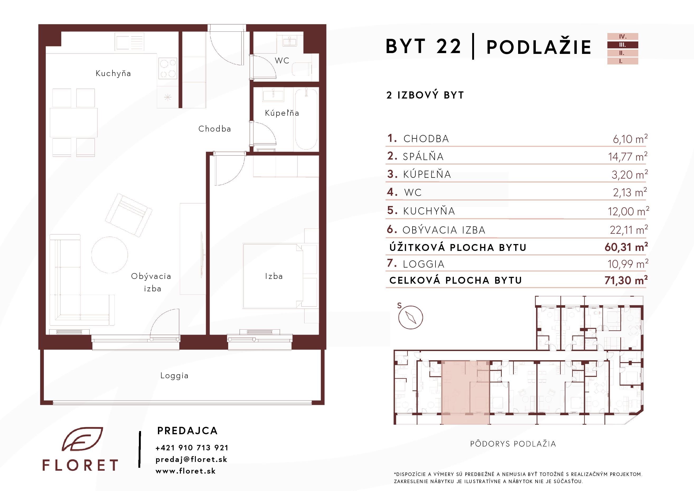 Floret - 303 - Pôdorys