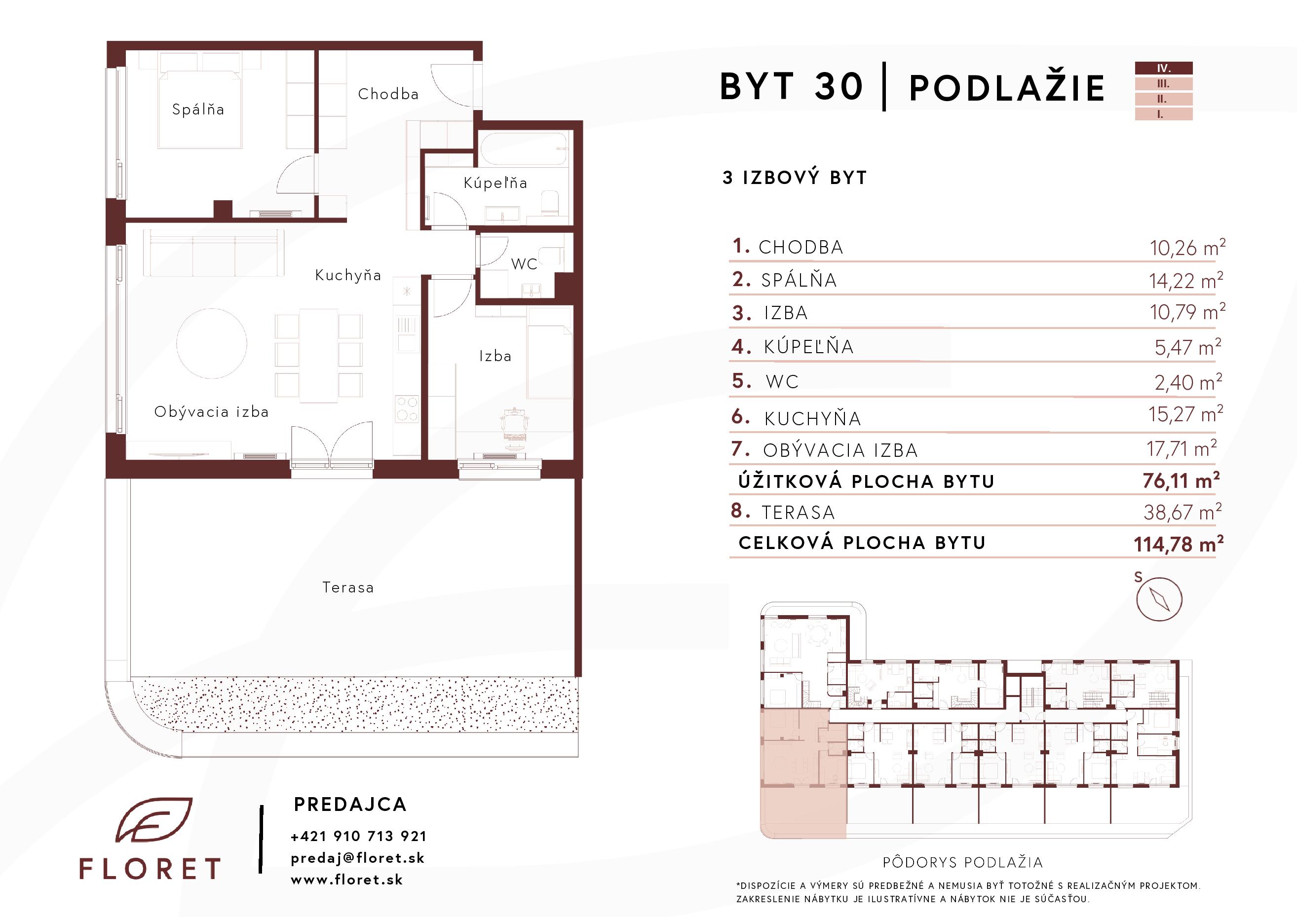 Floret - 401 - Pôdorys