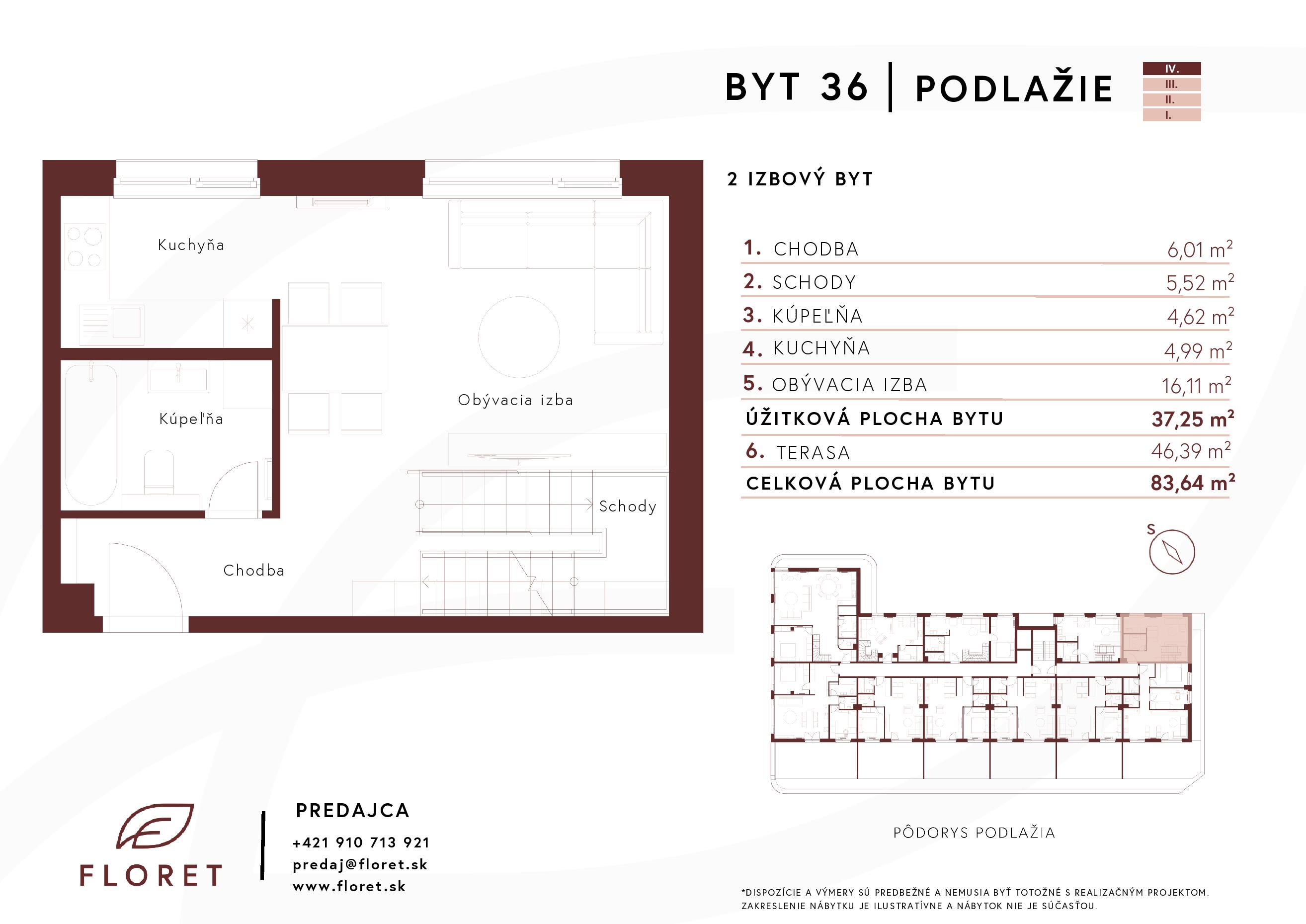 Floret - 407 - Pôdorys