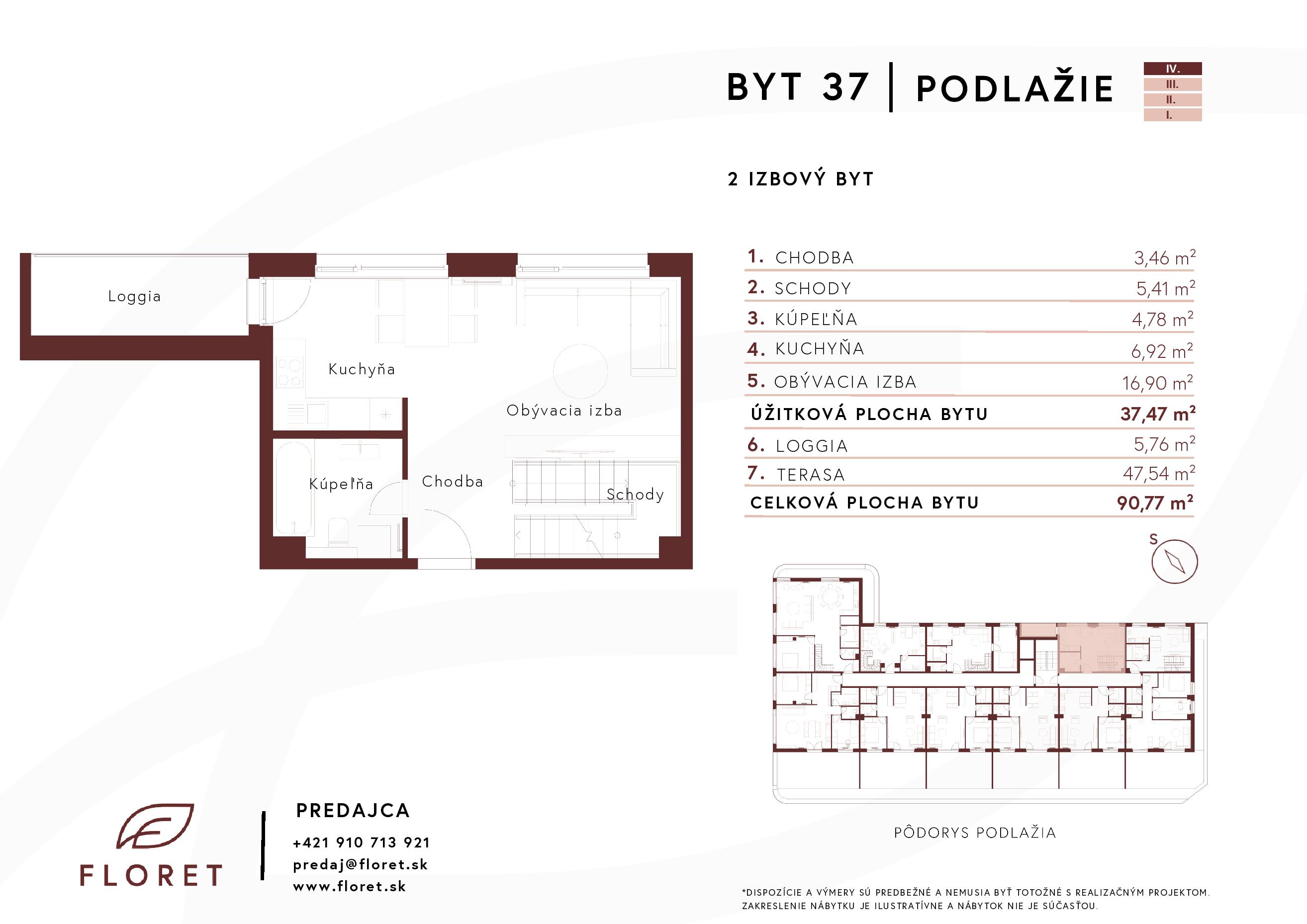 Floret - 408 - Pôdorys