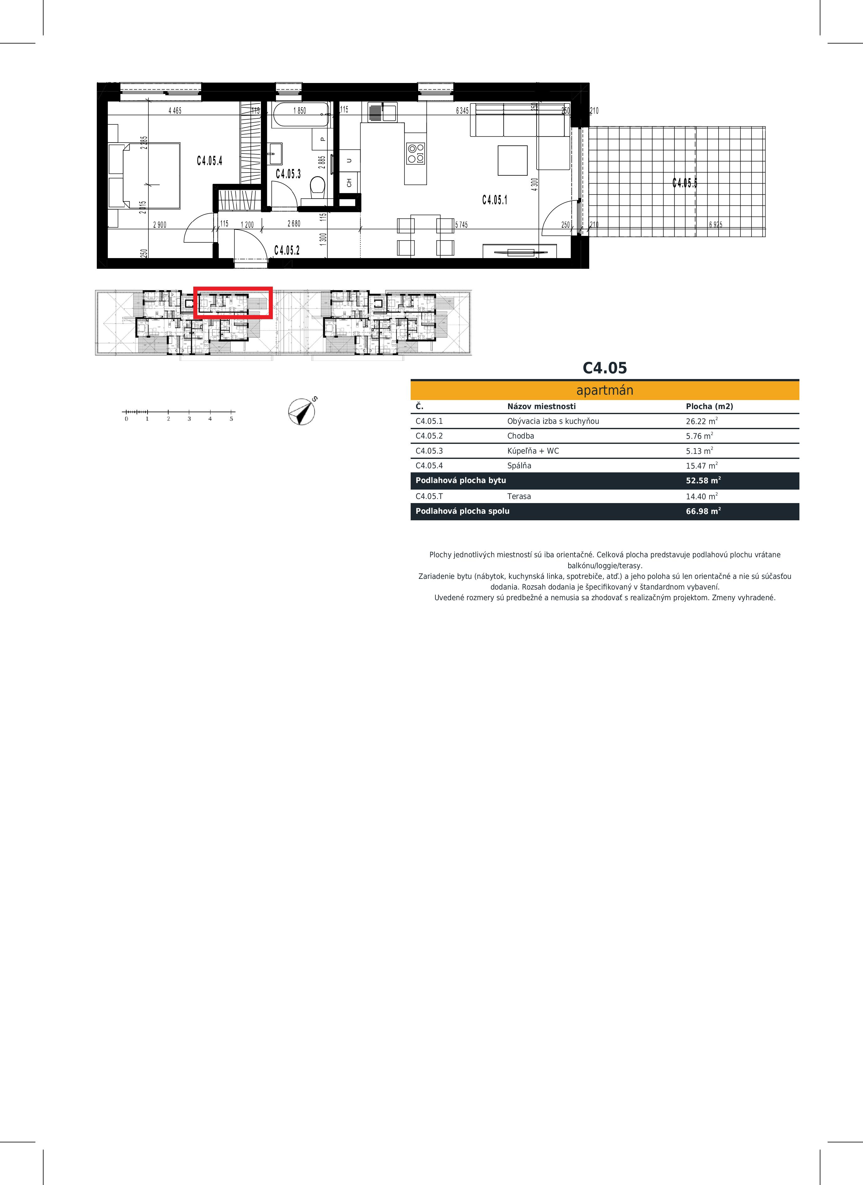 Rowink - C4.05 - Pôdorys