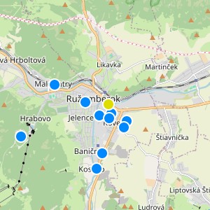 Žofia - map