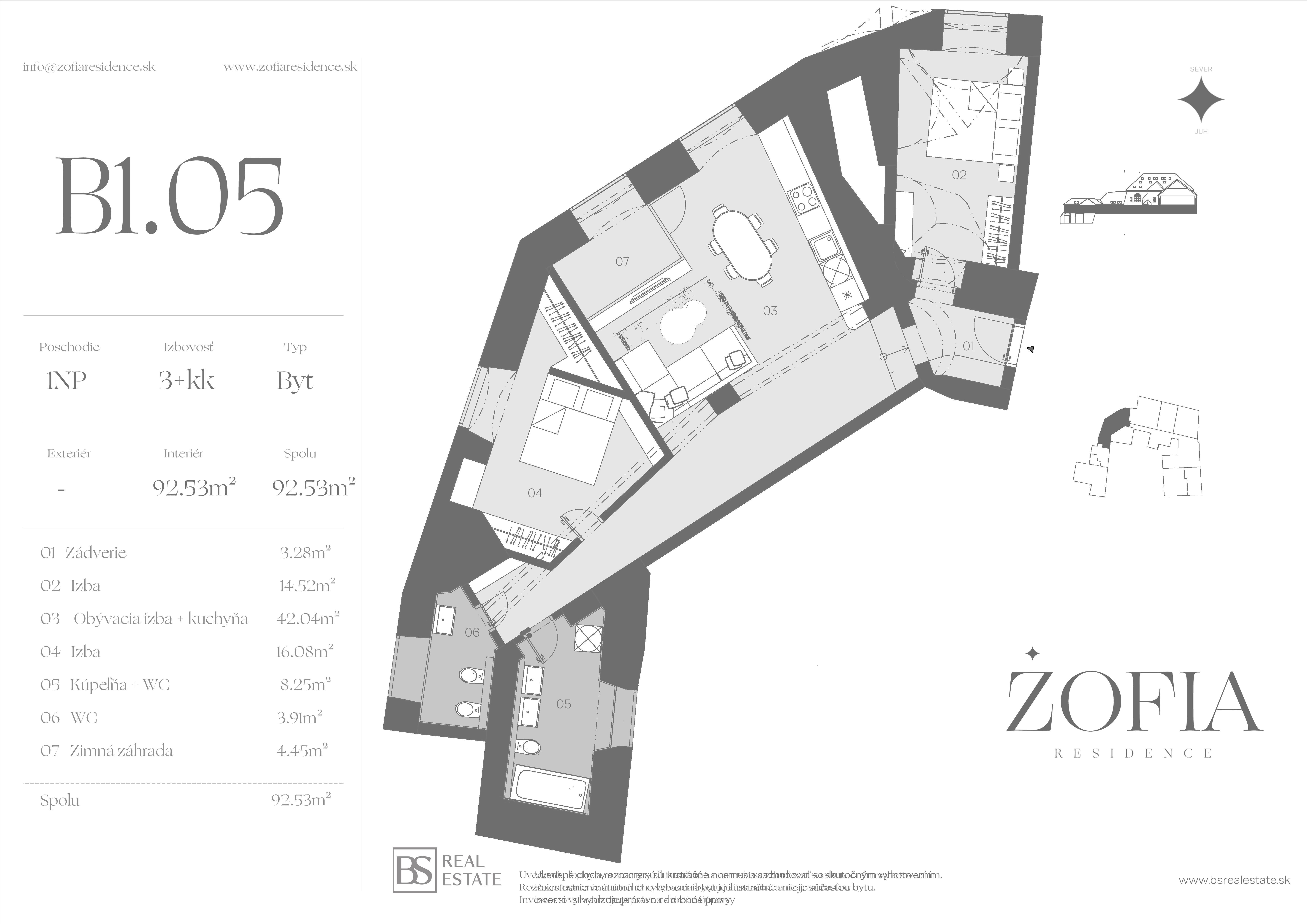 Žofia - B1.05 B1.05 - Pôdorys