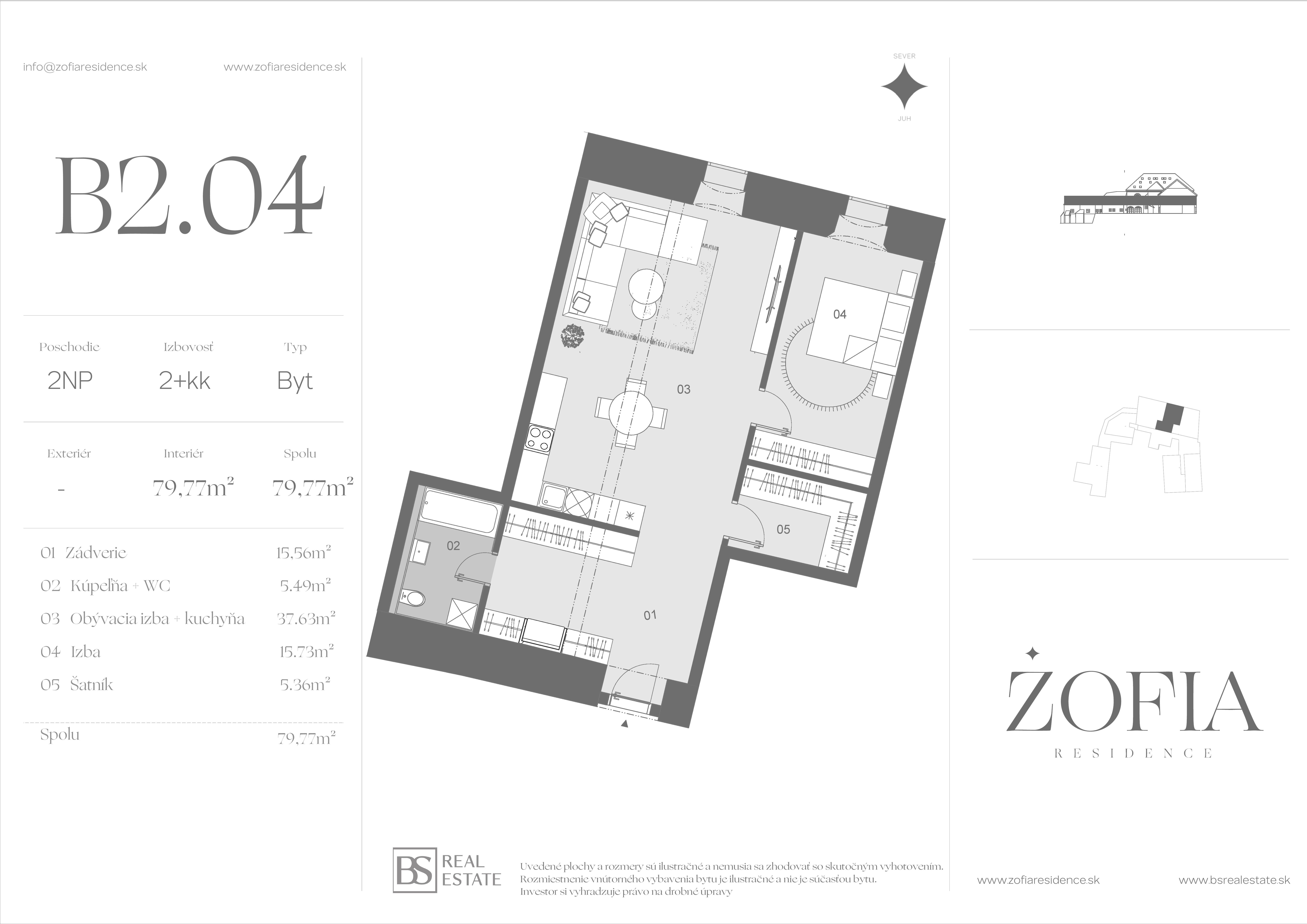 Žofia - B2.04 B2.04 - Pôdorys