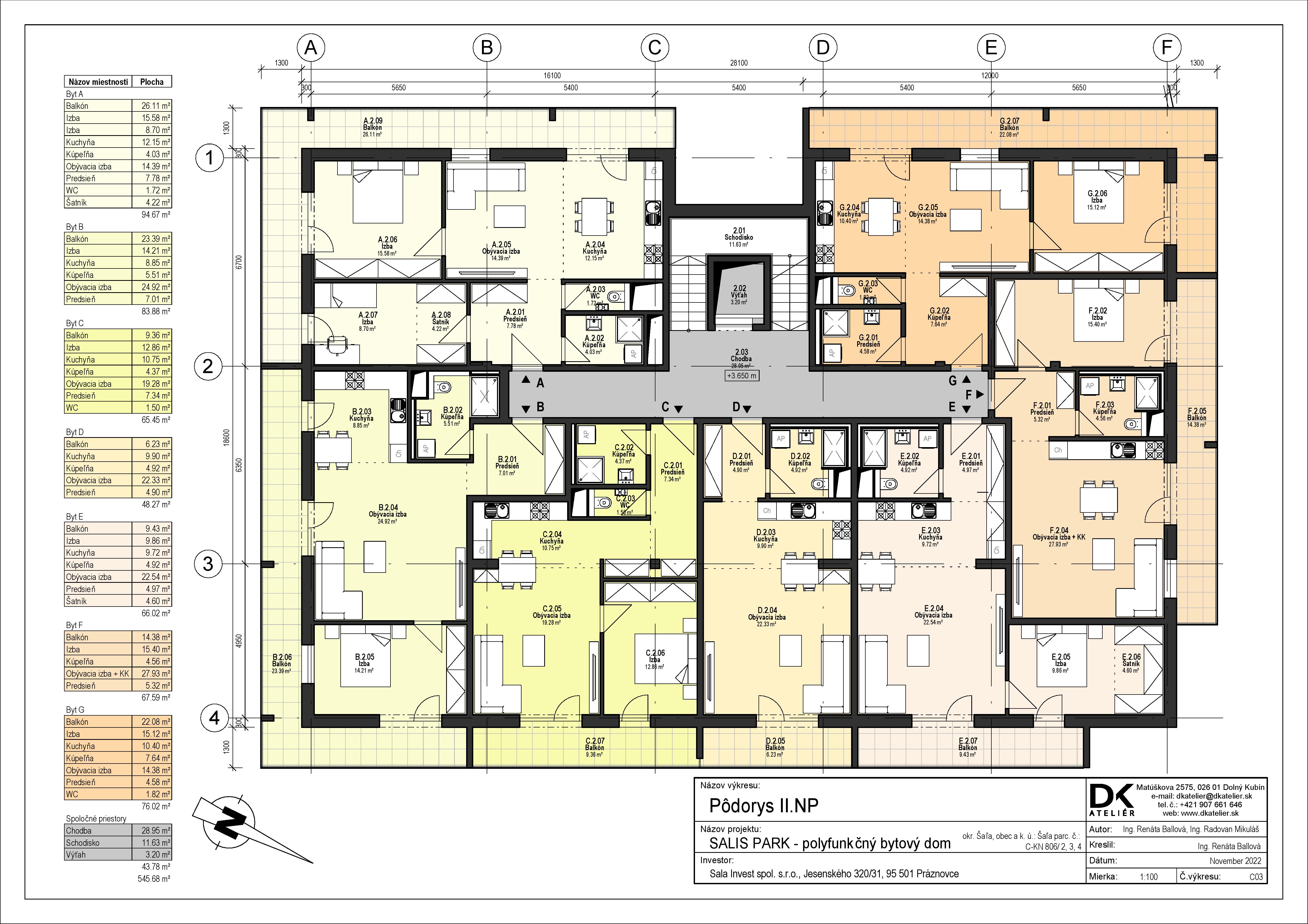 Salis Park - A.2 - Pôdorys