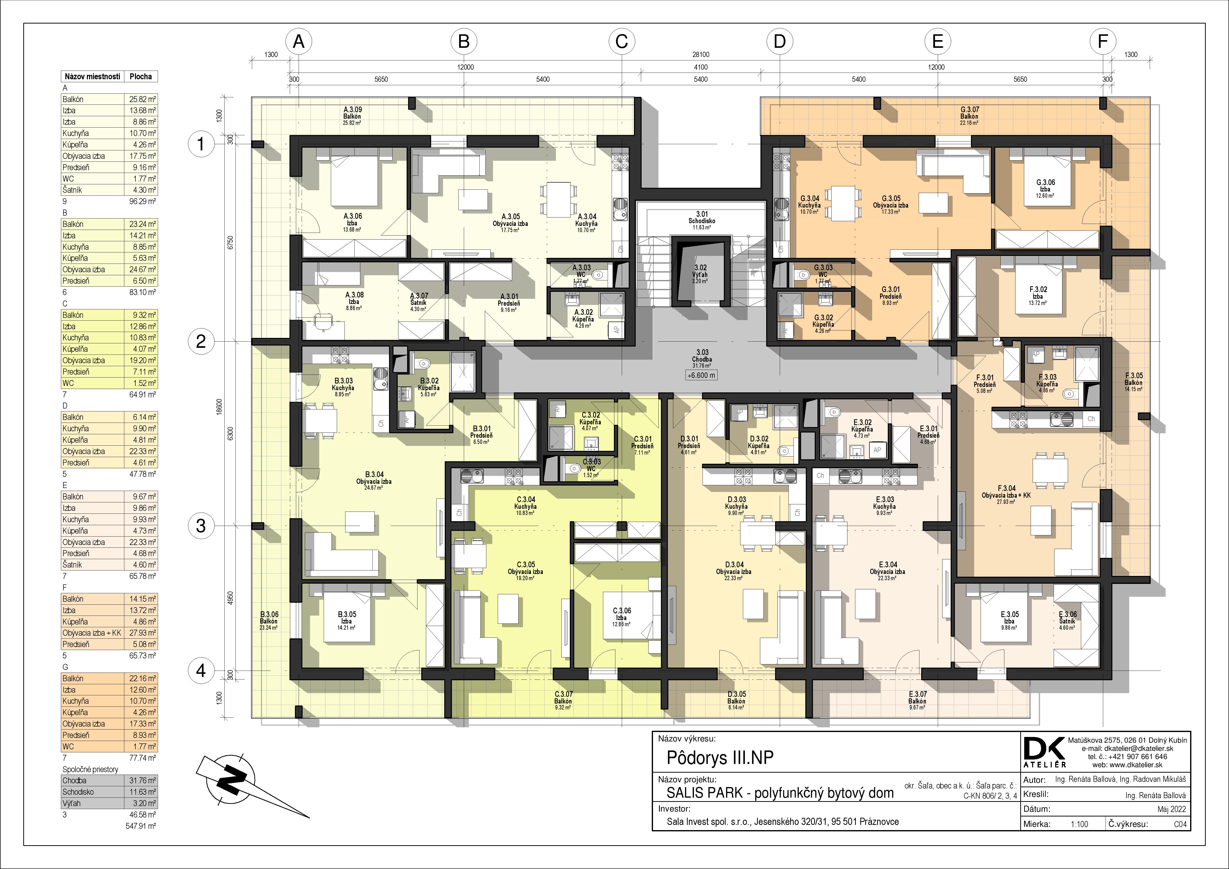 Salis Park - D.3 - Pôdorys